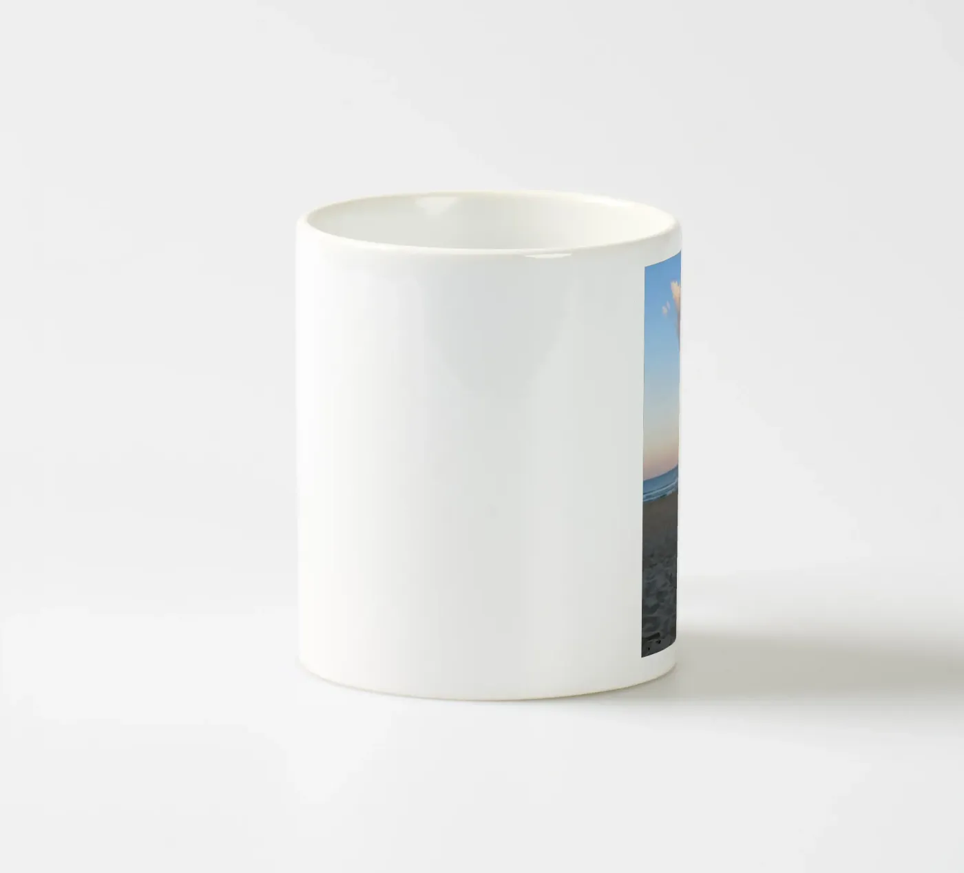 Pink cloud ceramic mug by Kreativernetzt