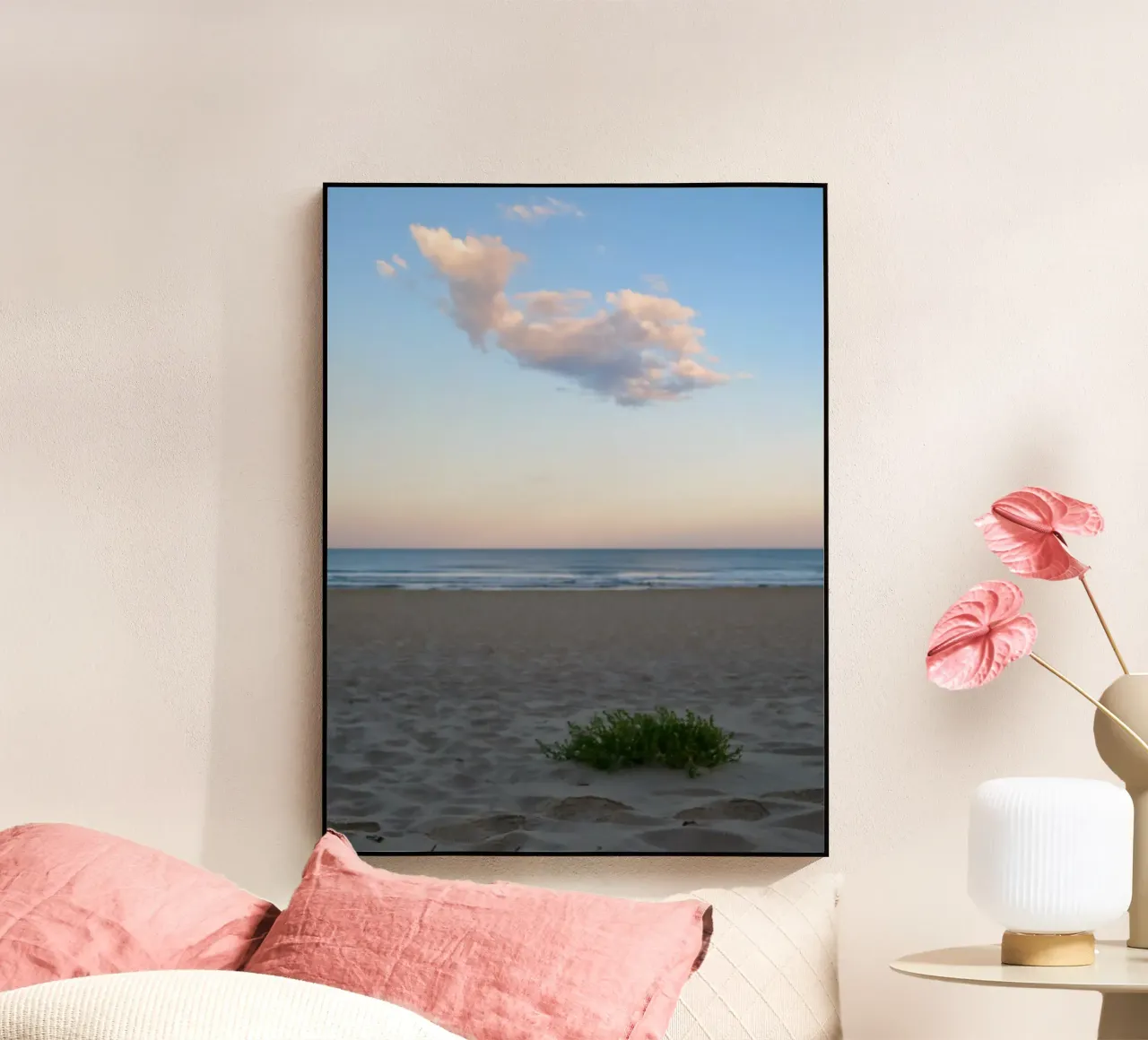 Pink cloud acryl van Kreativernetzt