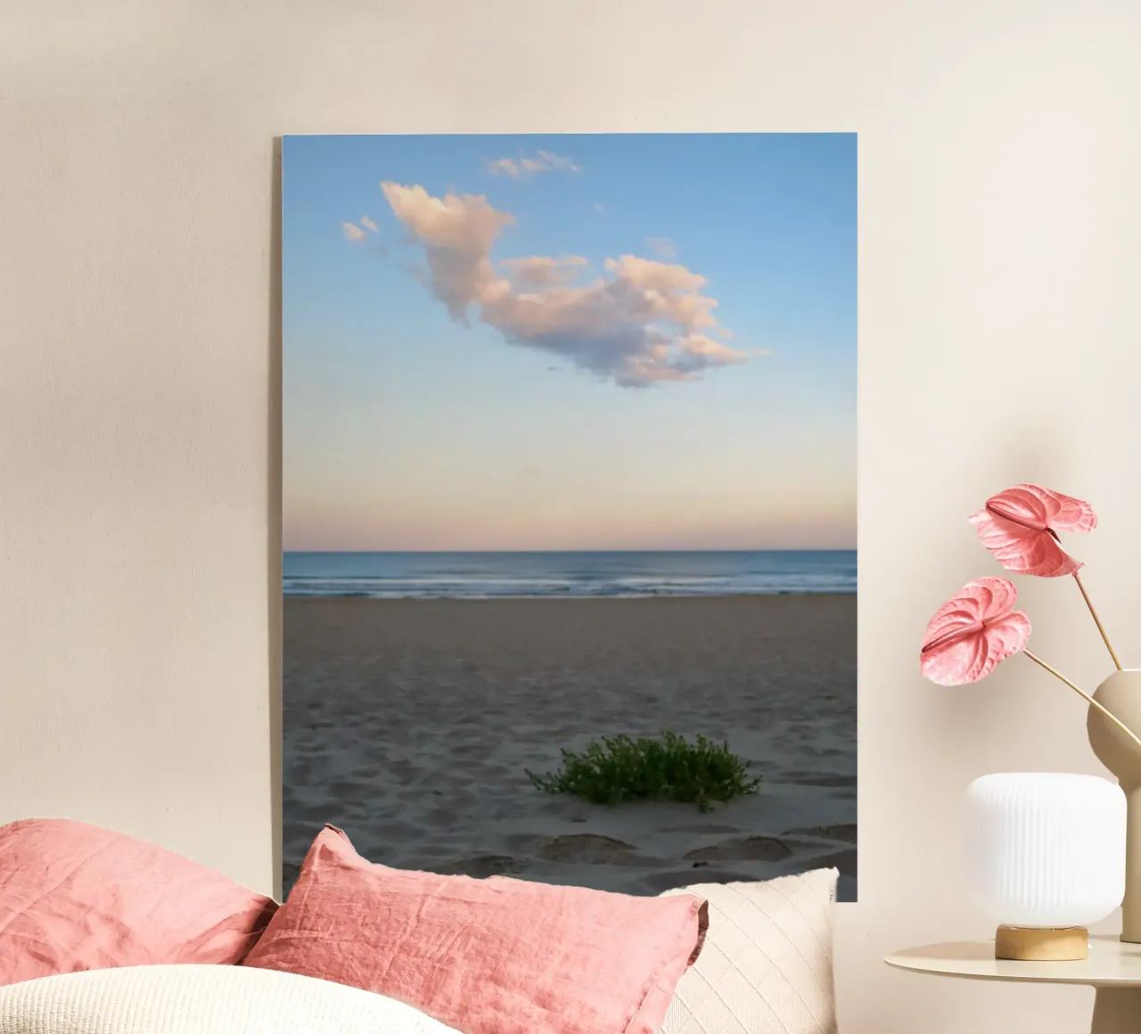 Pink cloud acryl van Kreativernetzt