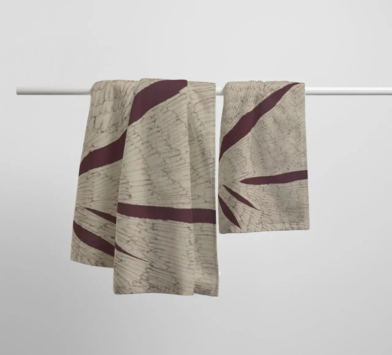 Calm Strokes No 03 asciugamano da bagno da treechild