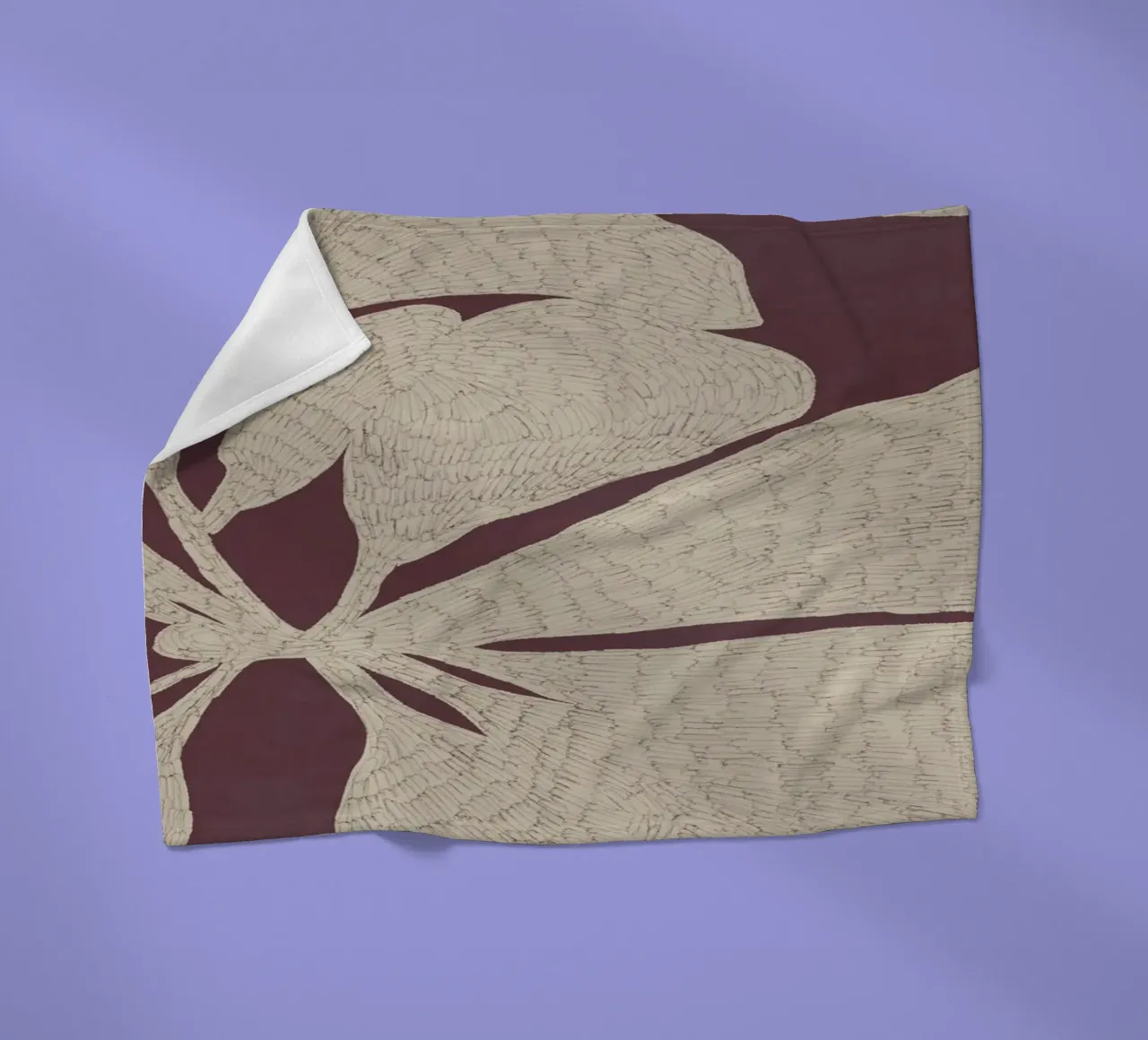 Calm Strokes No 03 coperta in pile da treechild