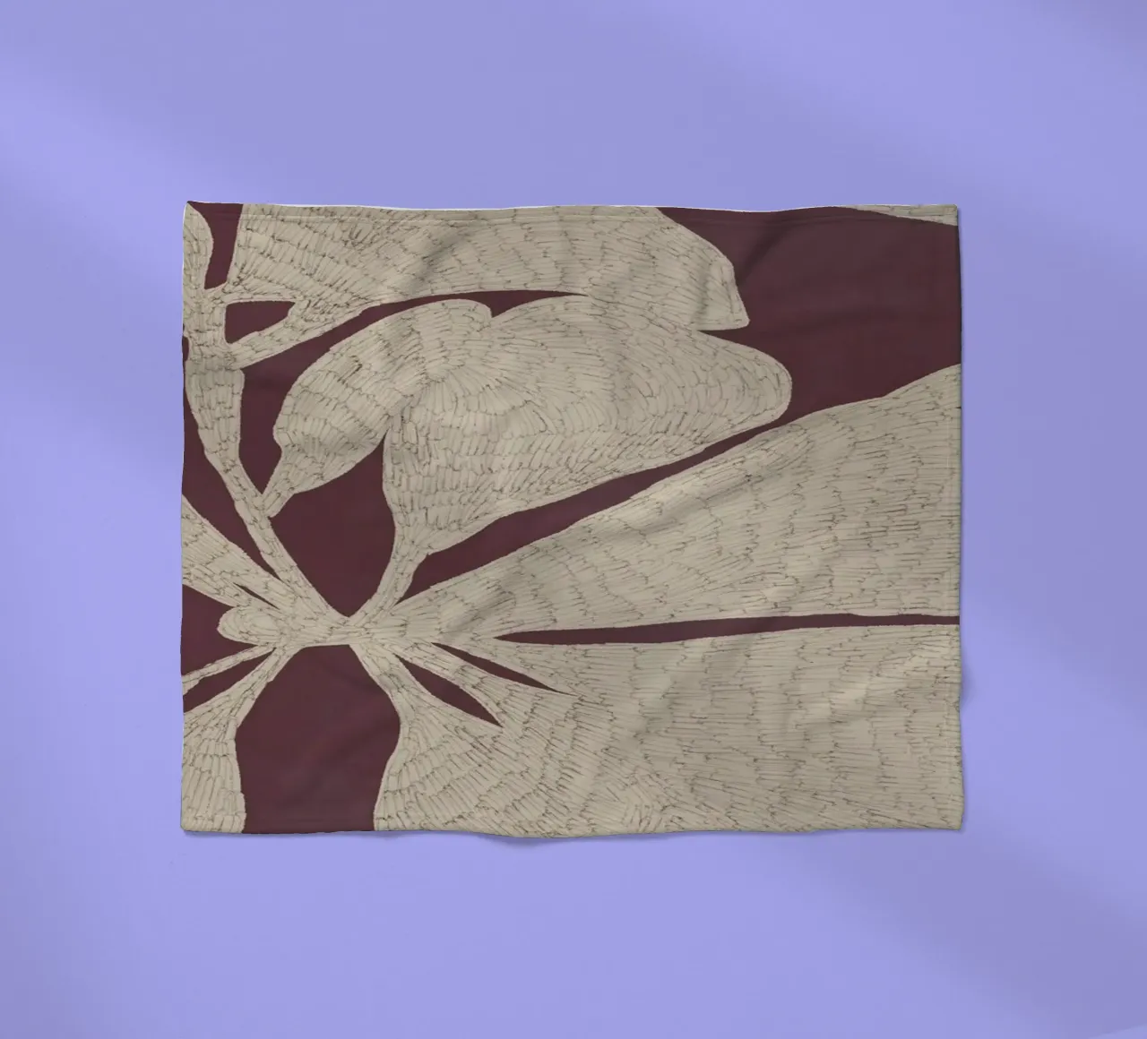 Calm Strokes No 03 coperta in pile da treechild