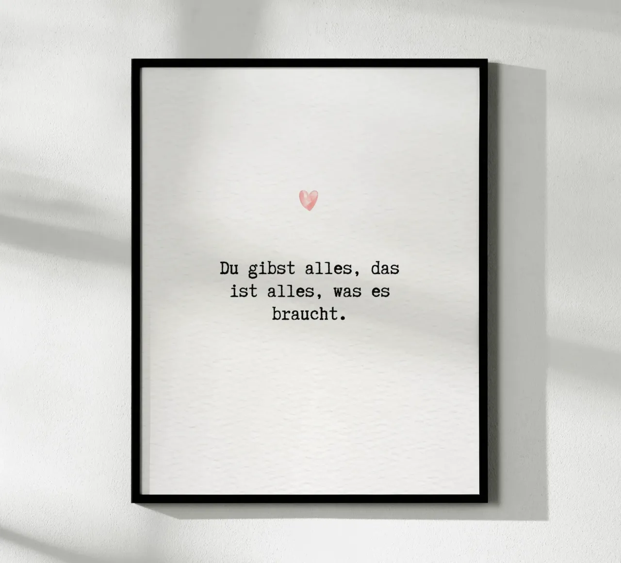 genug poster da Ambition Wall