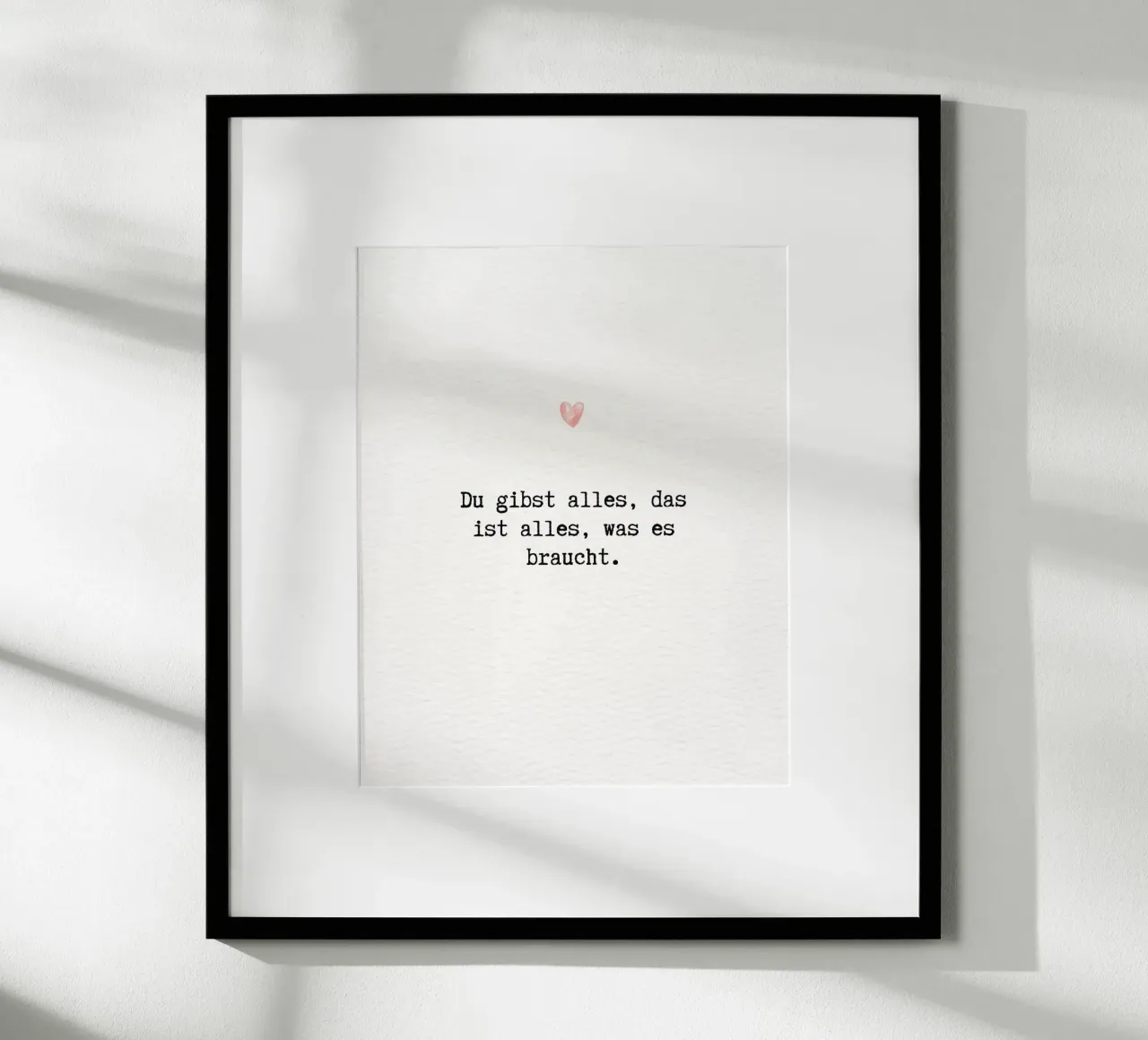 genug poster da Ambition Wall