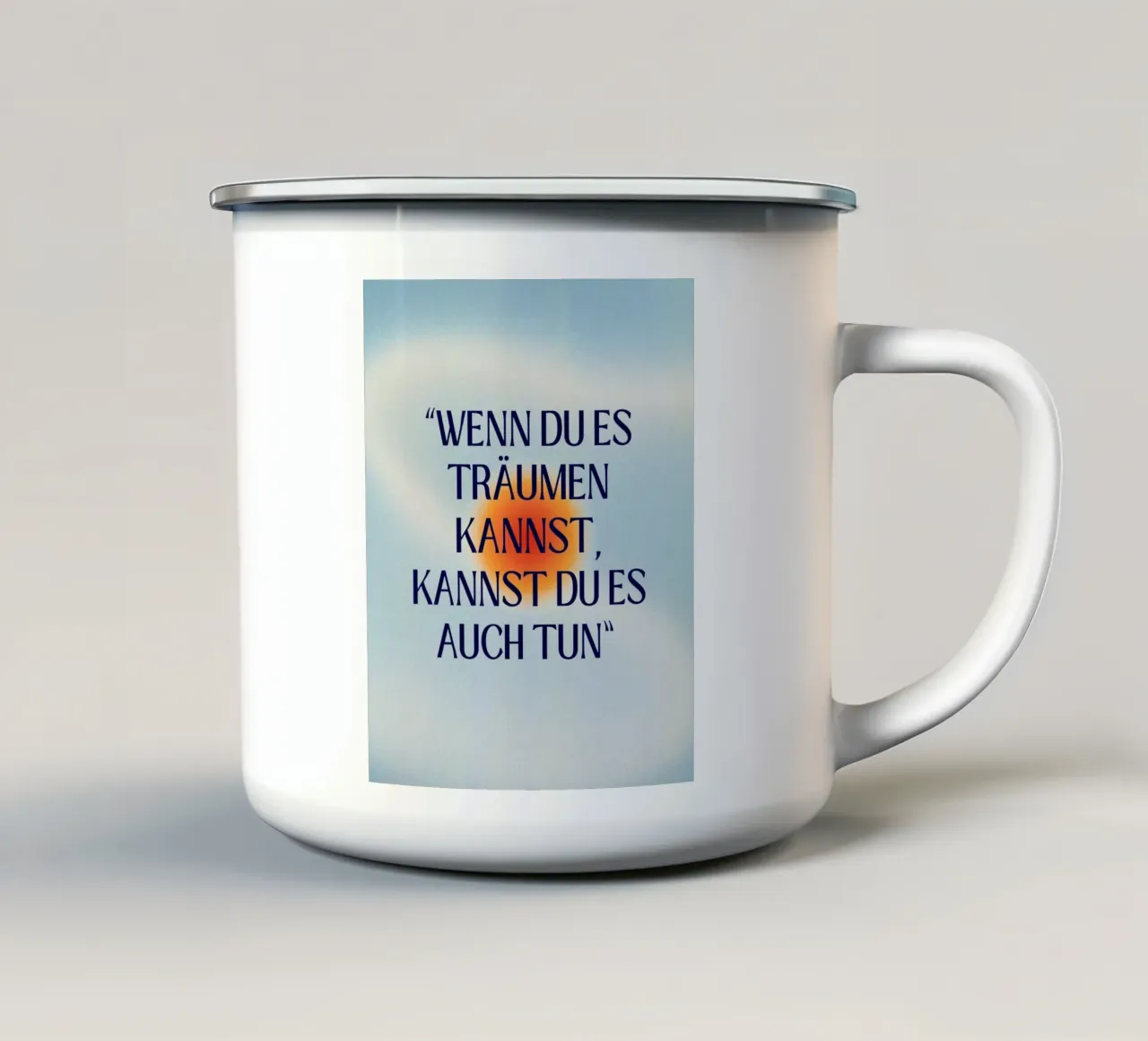abracadabra tazza in smalto da Ambition Wall