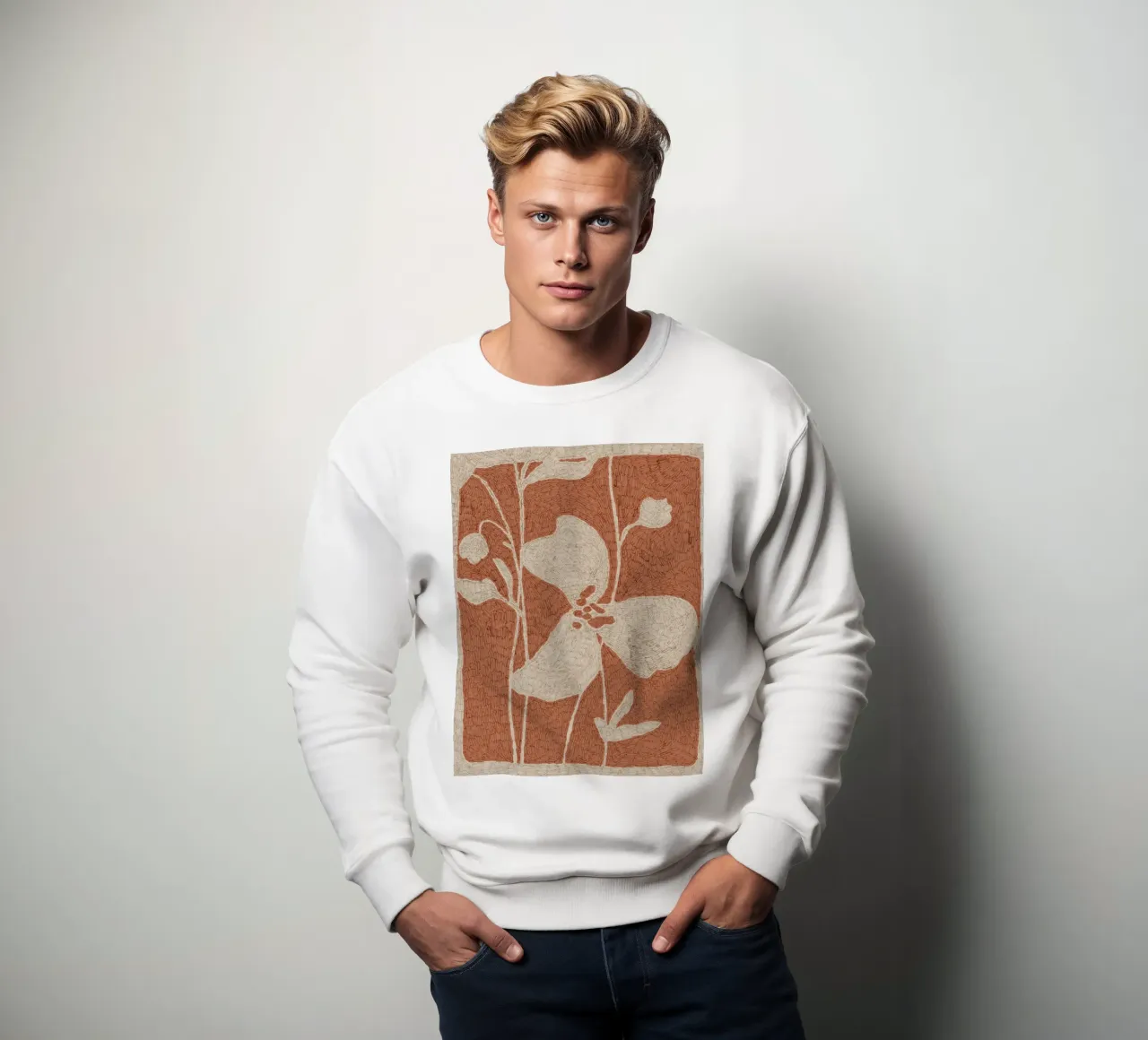 Calm Strokes No 05 felpa da treechild