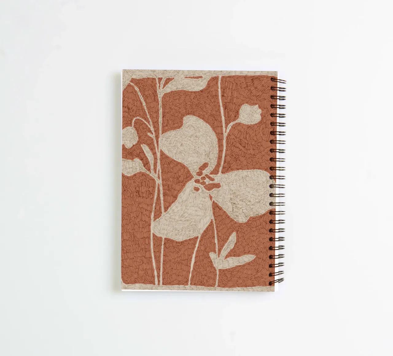 Calm Strokes No 05 spiral notebook by treechild