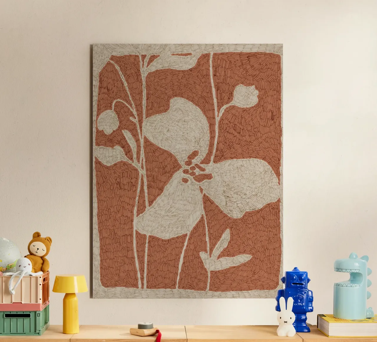 Calm Strokes No 05 alluminio dibond da treechild