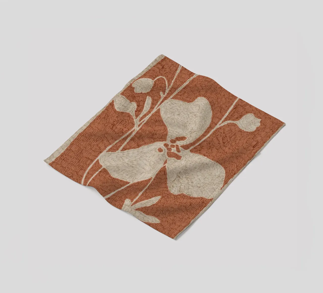 Calm Strokes No 05 coperta in pile da treechild