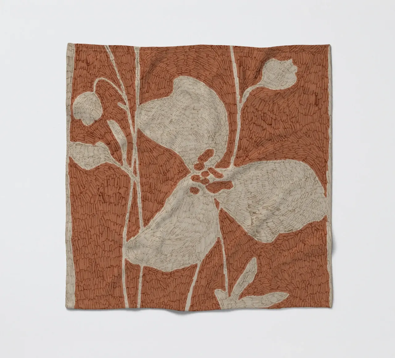 Calm Strokes No 05 coperta in pile da treechild