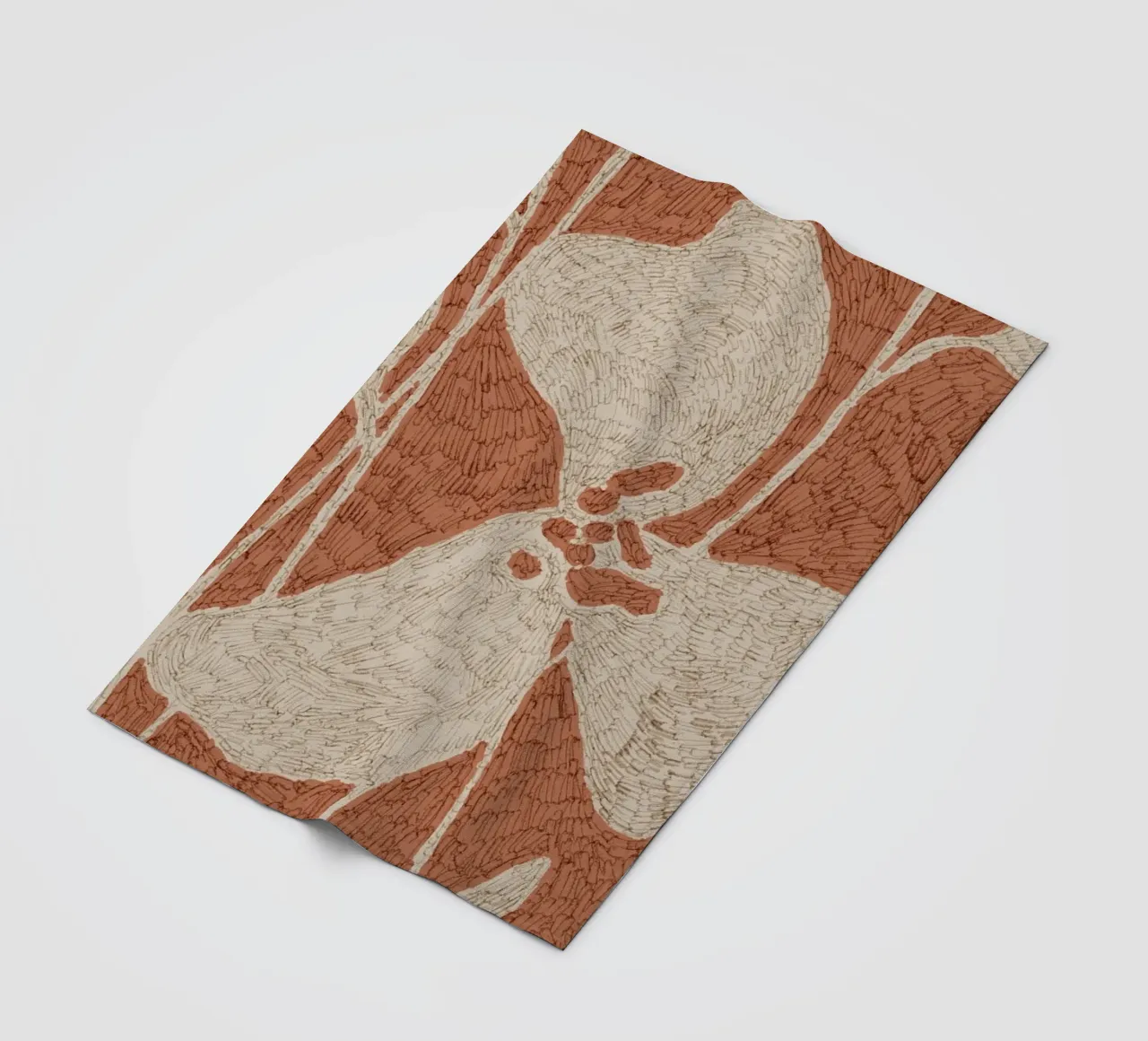 Calm Strokes No 05 coperta in pile da treechild