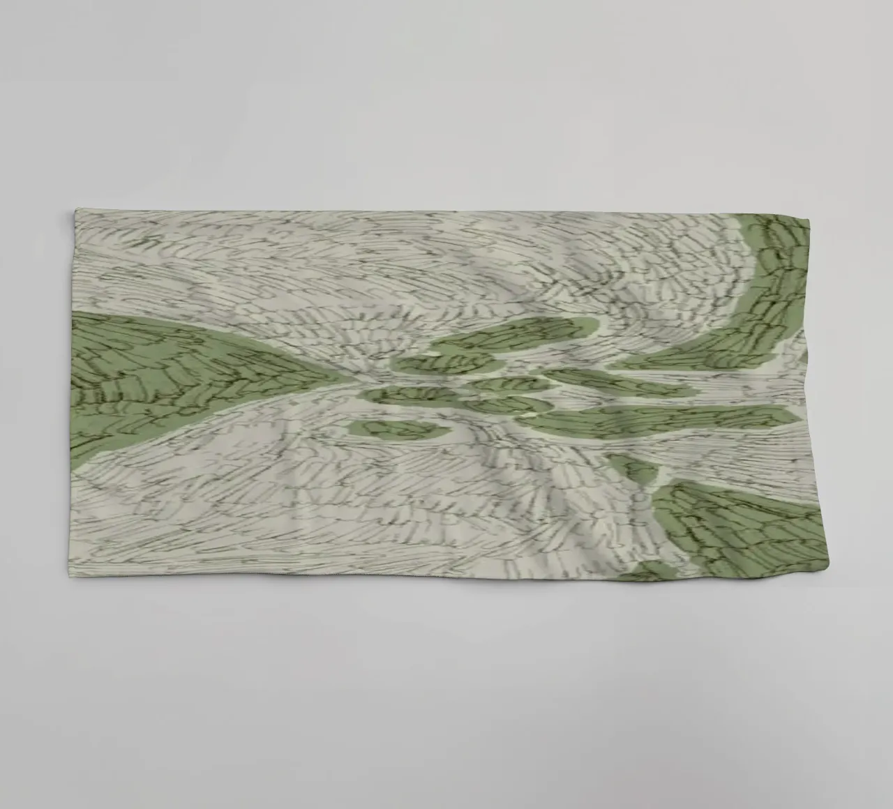 Calm Strokes No 06 asciugamano da bagno da treechild