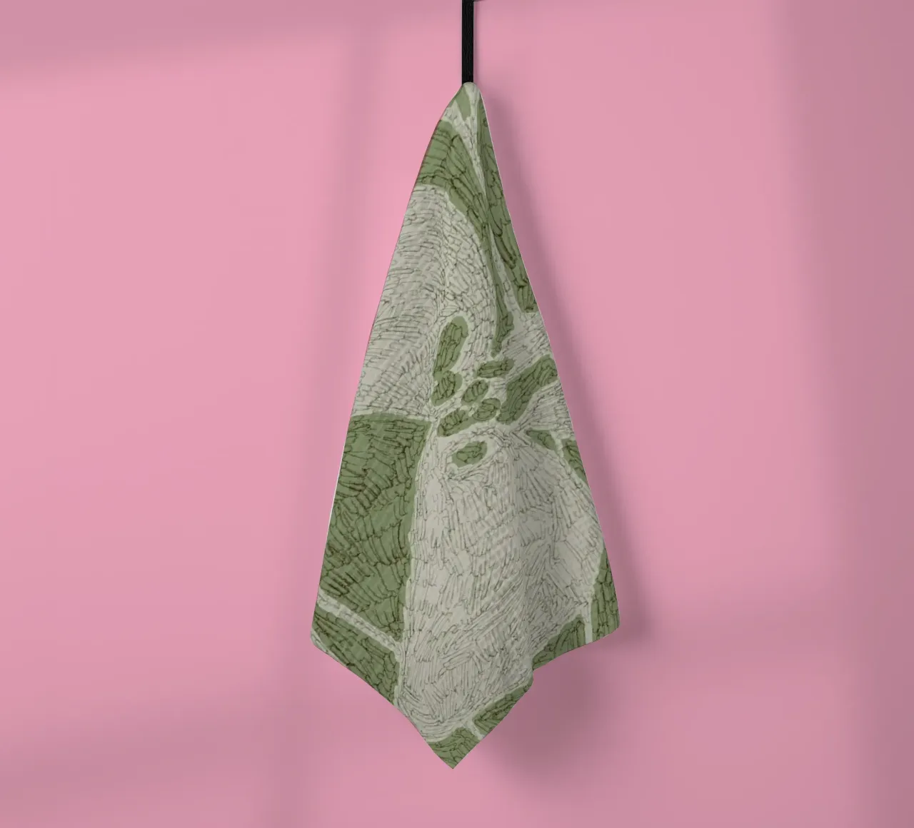 Calm Strokes No 06 canovaccio da cucina da treechild