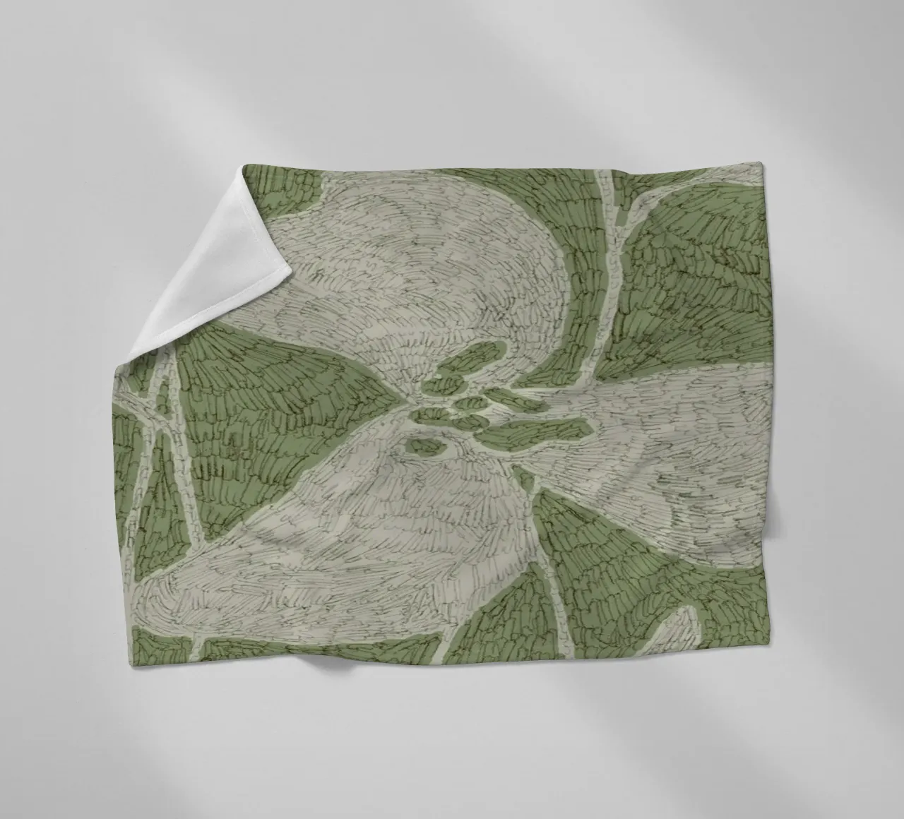 Calm Strokes No 06 coperta in pile da treechild