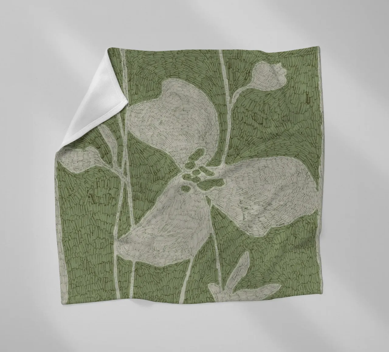 Calm Strokes No 06 coperta in pile da treechild