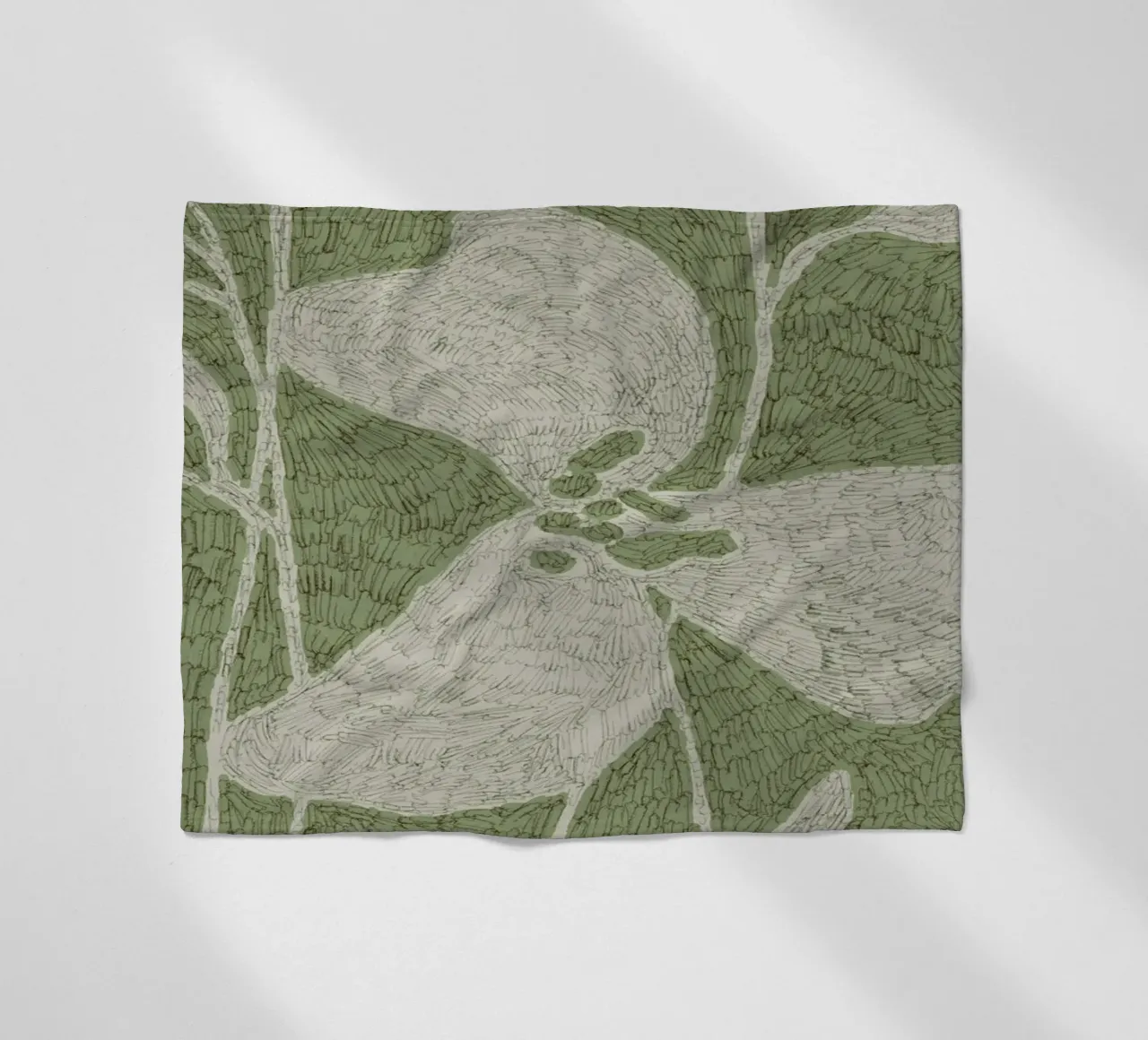 Calm Strokes No 06 coperta in pile da treechild