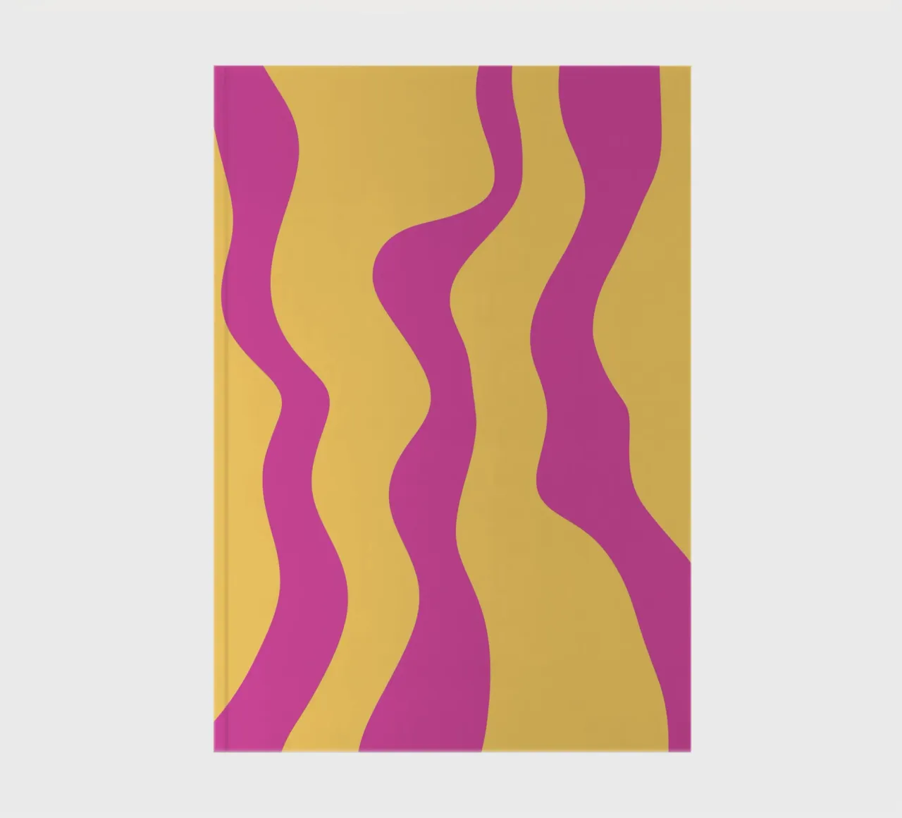 Minimaliste jaune et violet carnet de notes de MODERN NUANCE