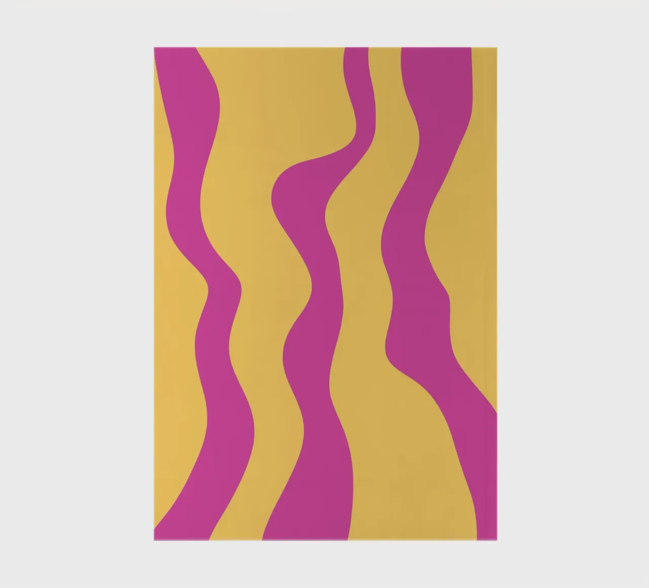 Minimaliste jaune et violet carnet de notes de MODERN NUANCE