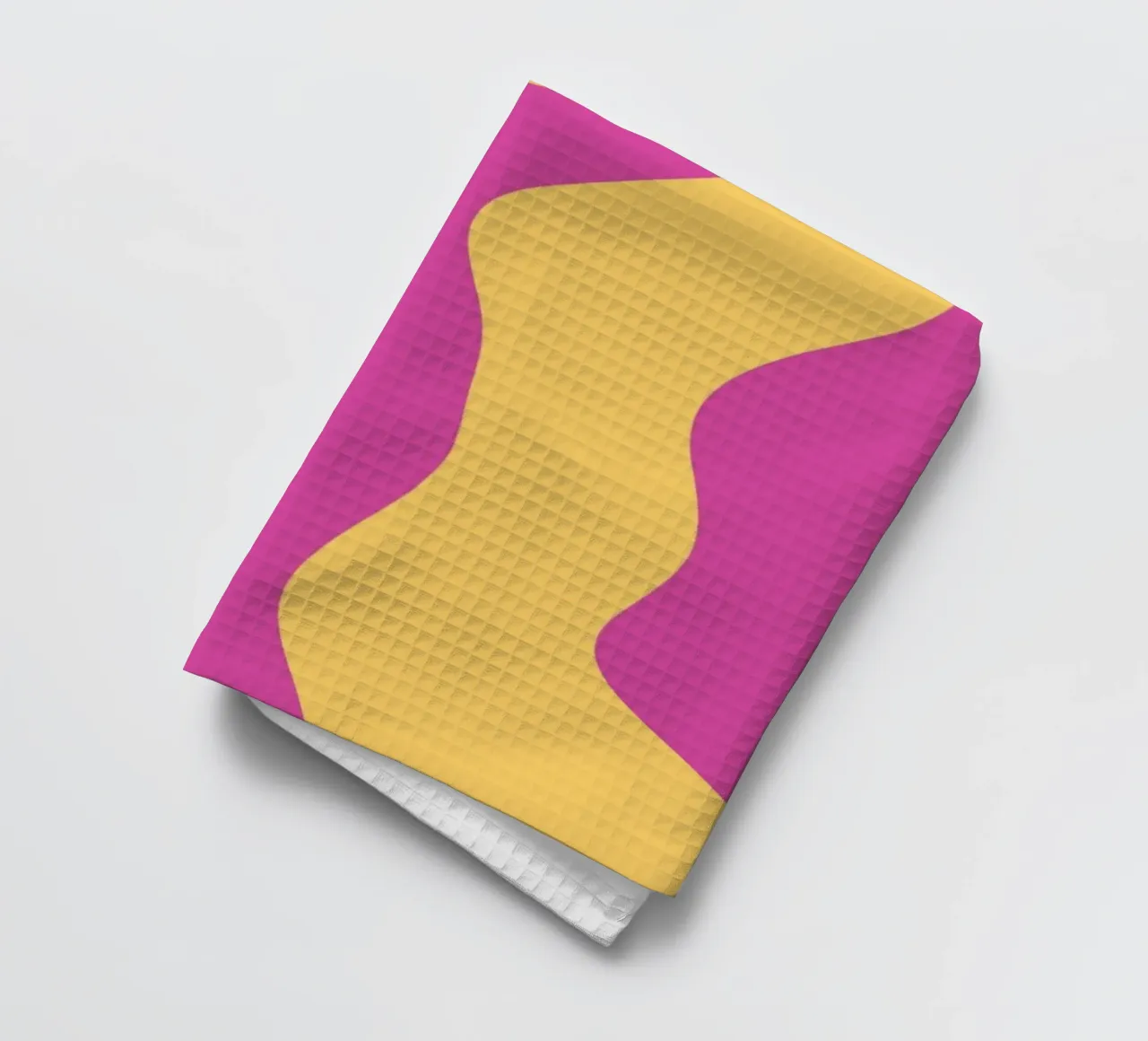 Minimaliste jaune et violet torchon de MODERN NUANCE