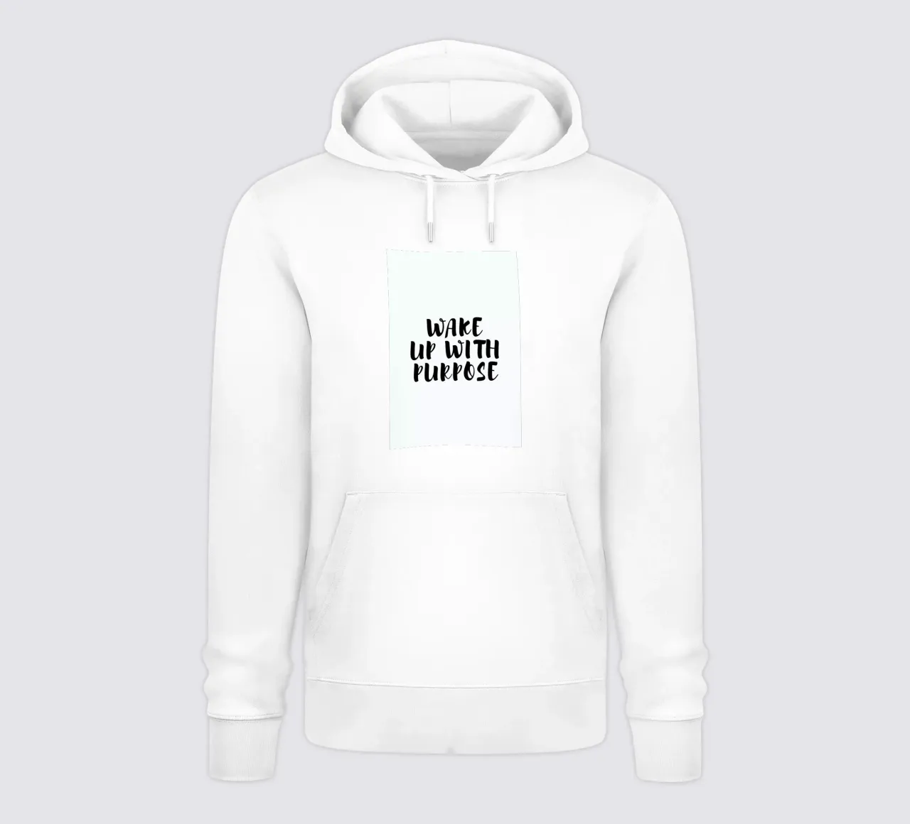 Wake Up sudadera con capucha de typed