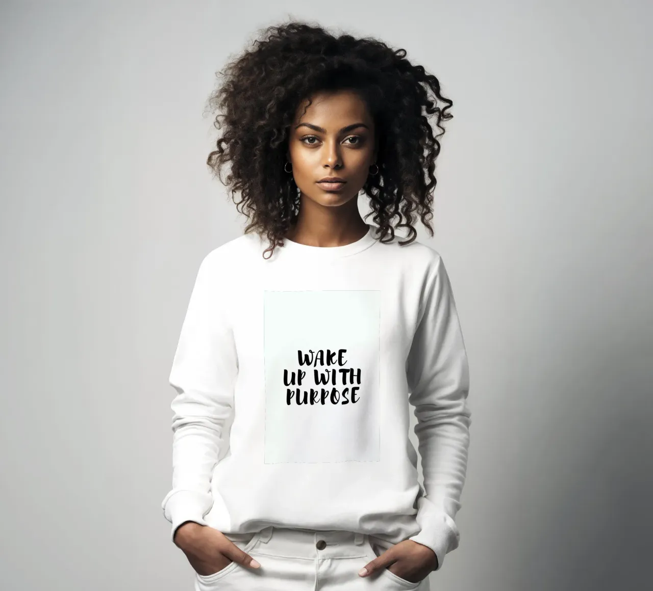 Wake Up Sweatshirt von typed