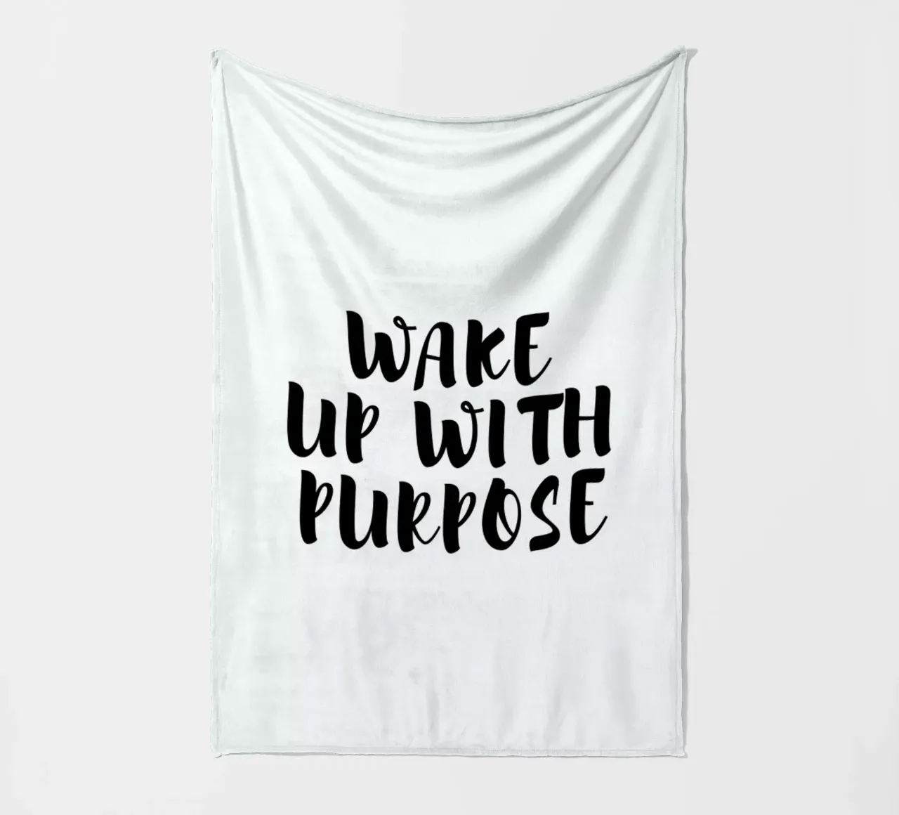 Wake Up coperta in pile da typed