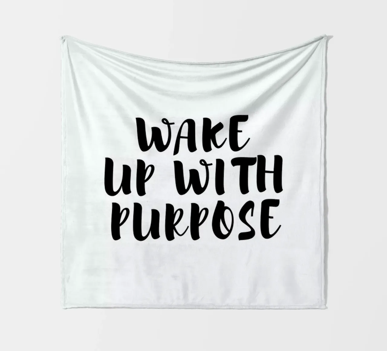 Wake Up coperta in pile da typed