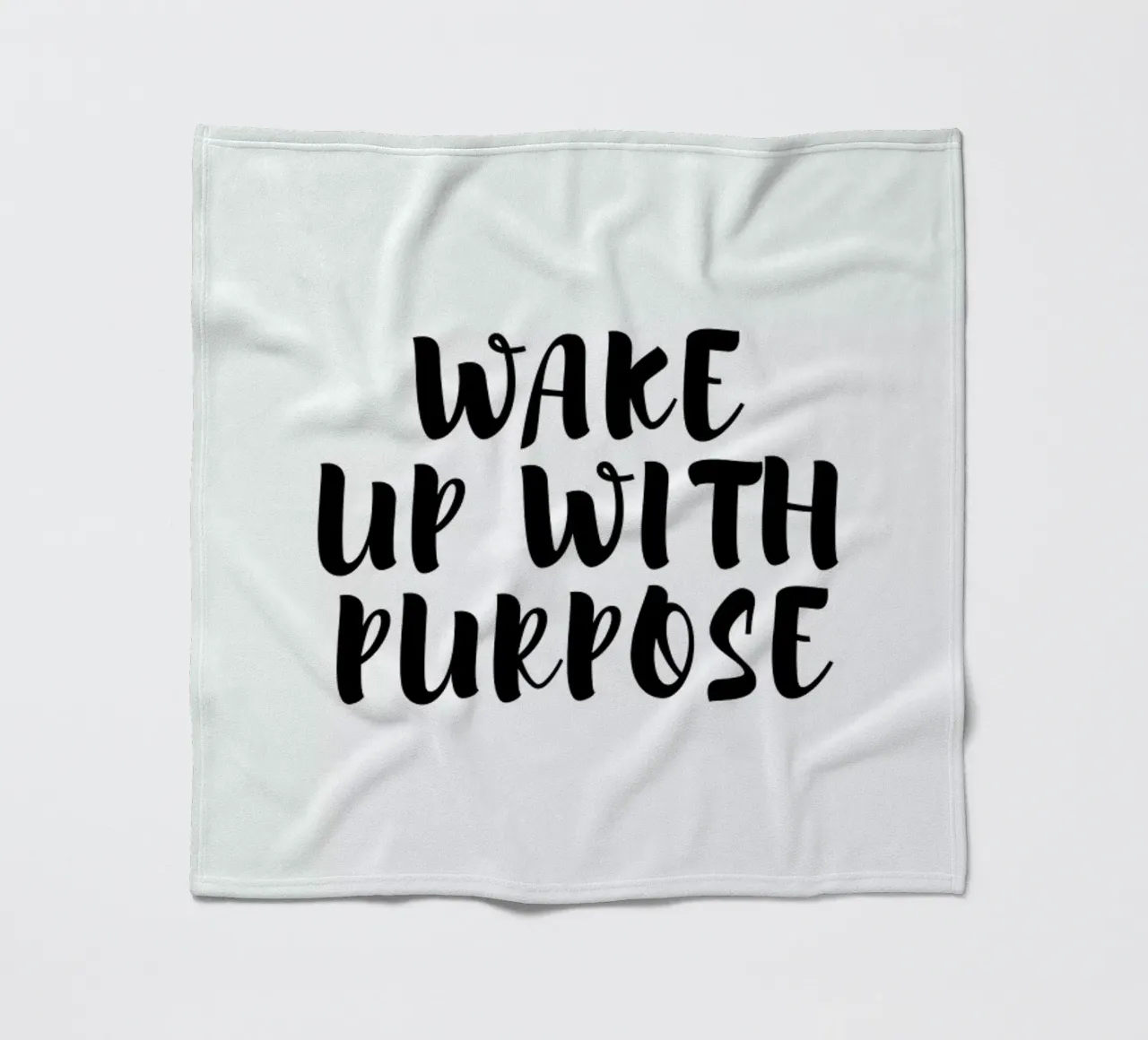Wake Up coperta in pile da typed