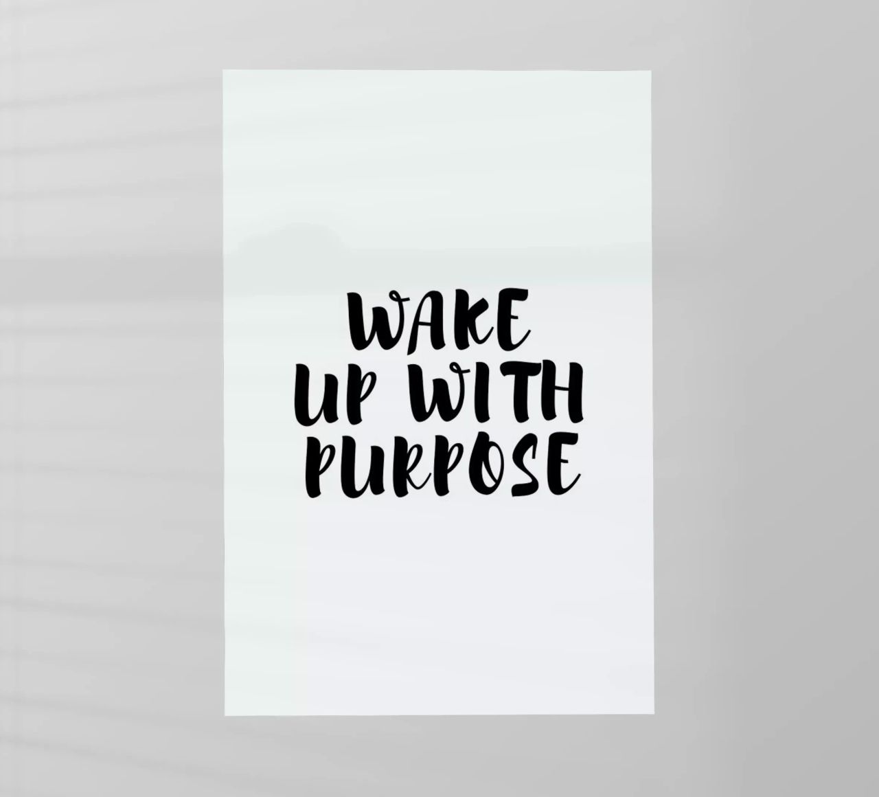 Wake Up pellicola backlit da typed
