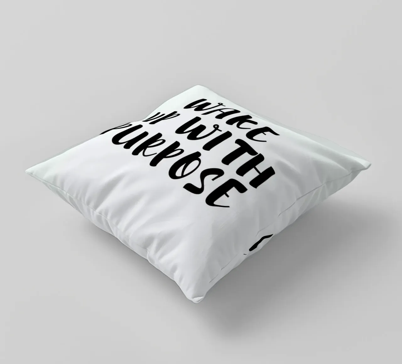 Wake Up cuscino da typed