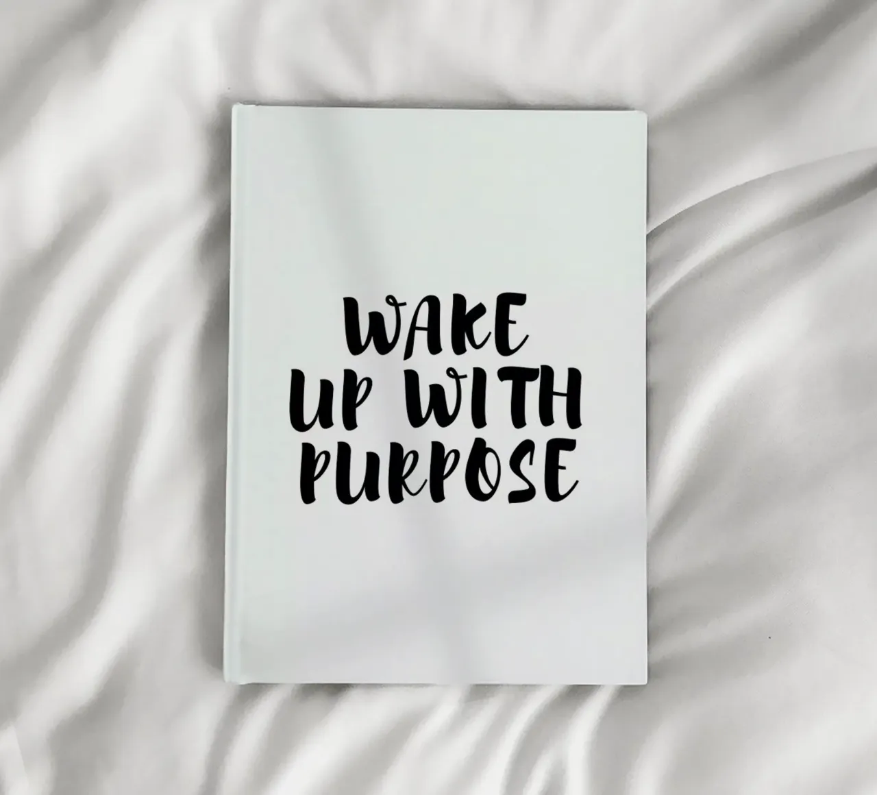Wake Up notebook by typed