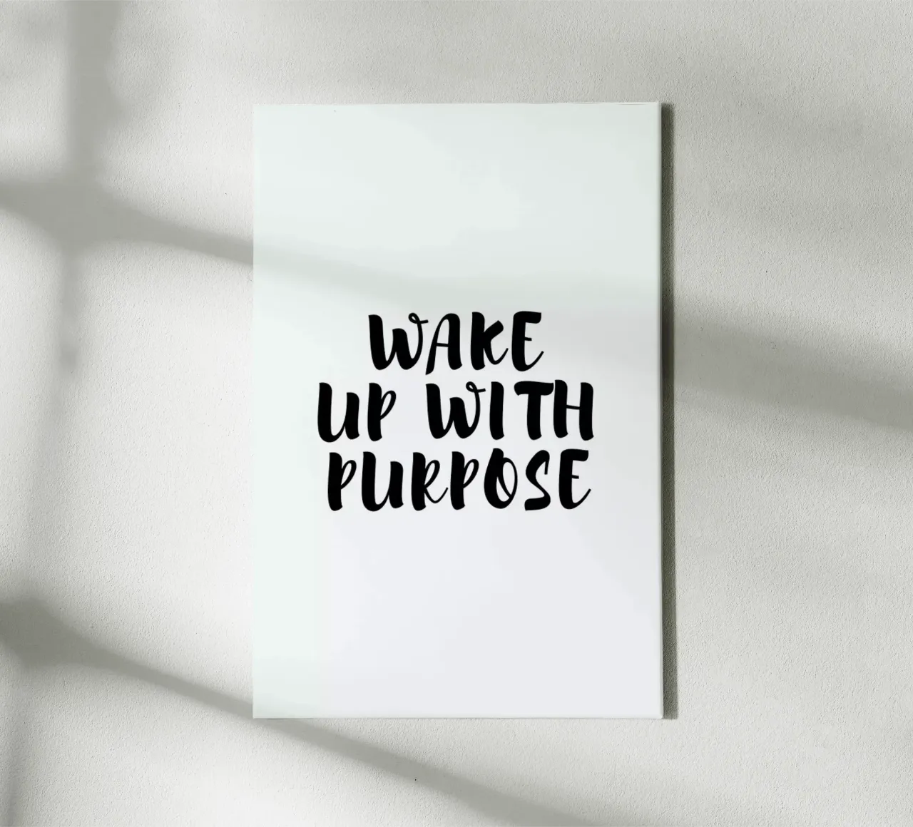 Wake Up tela con Cornice a cassetta da typed