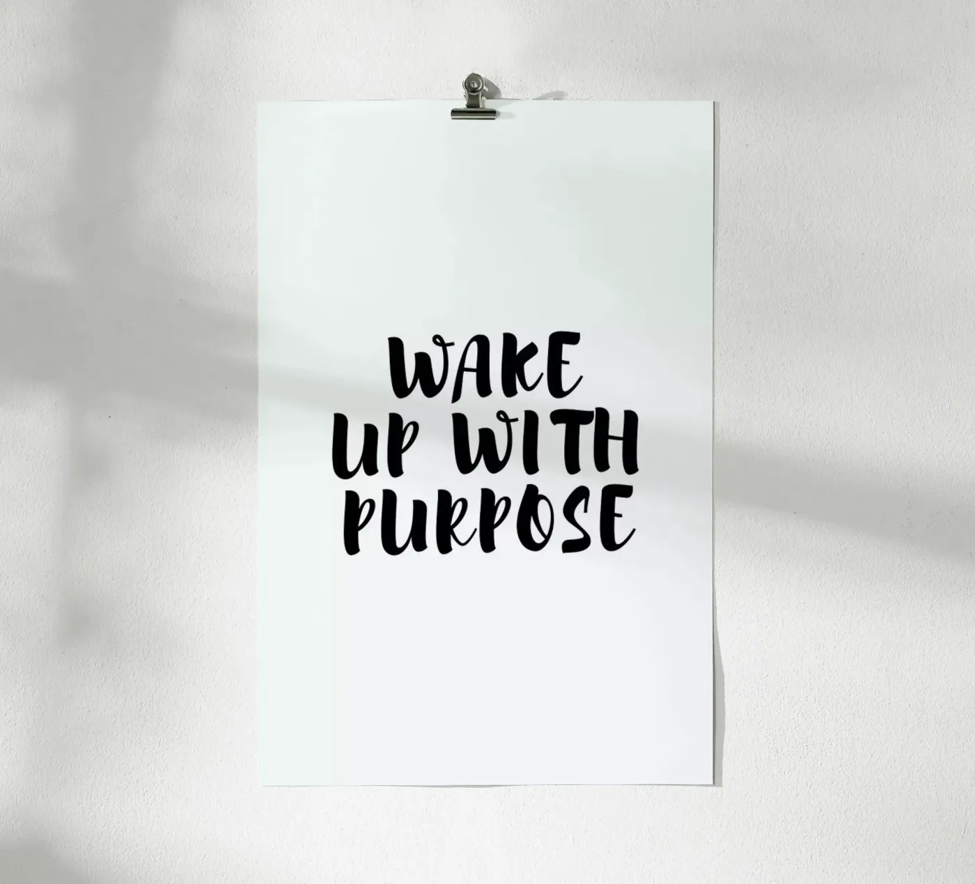Wake Up poster by typed