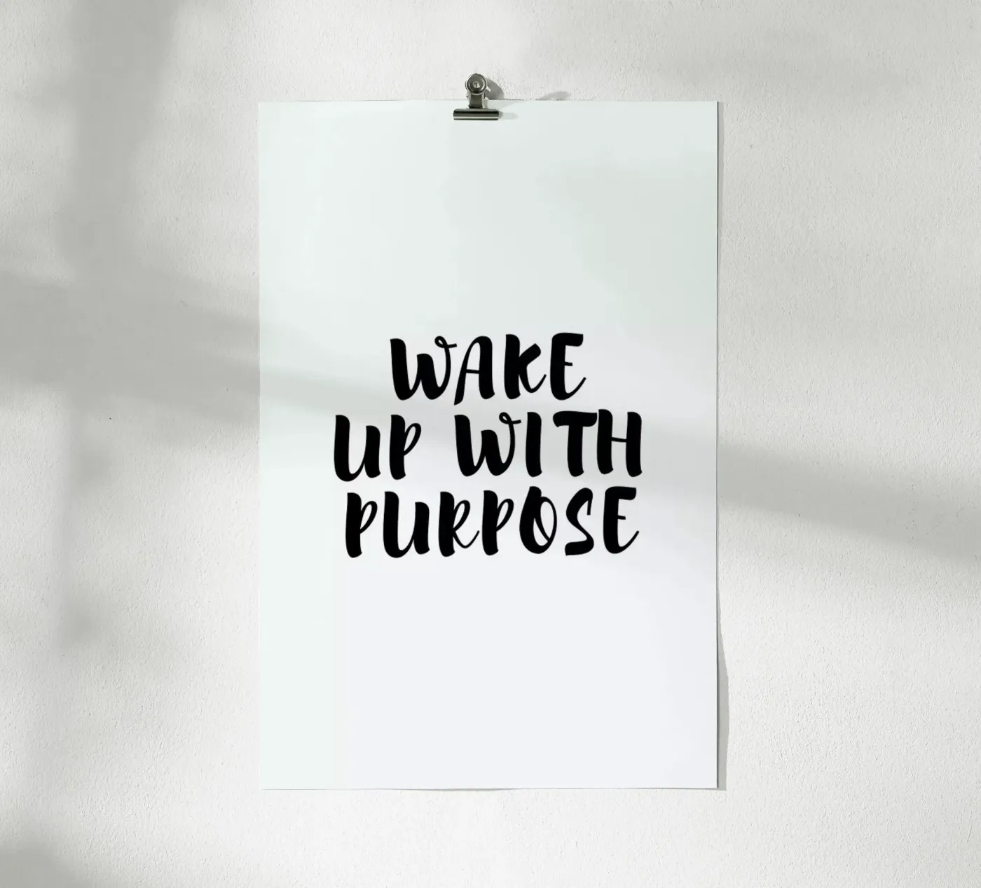 Wake Up poster da typed