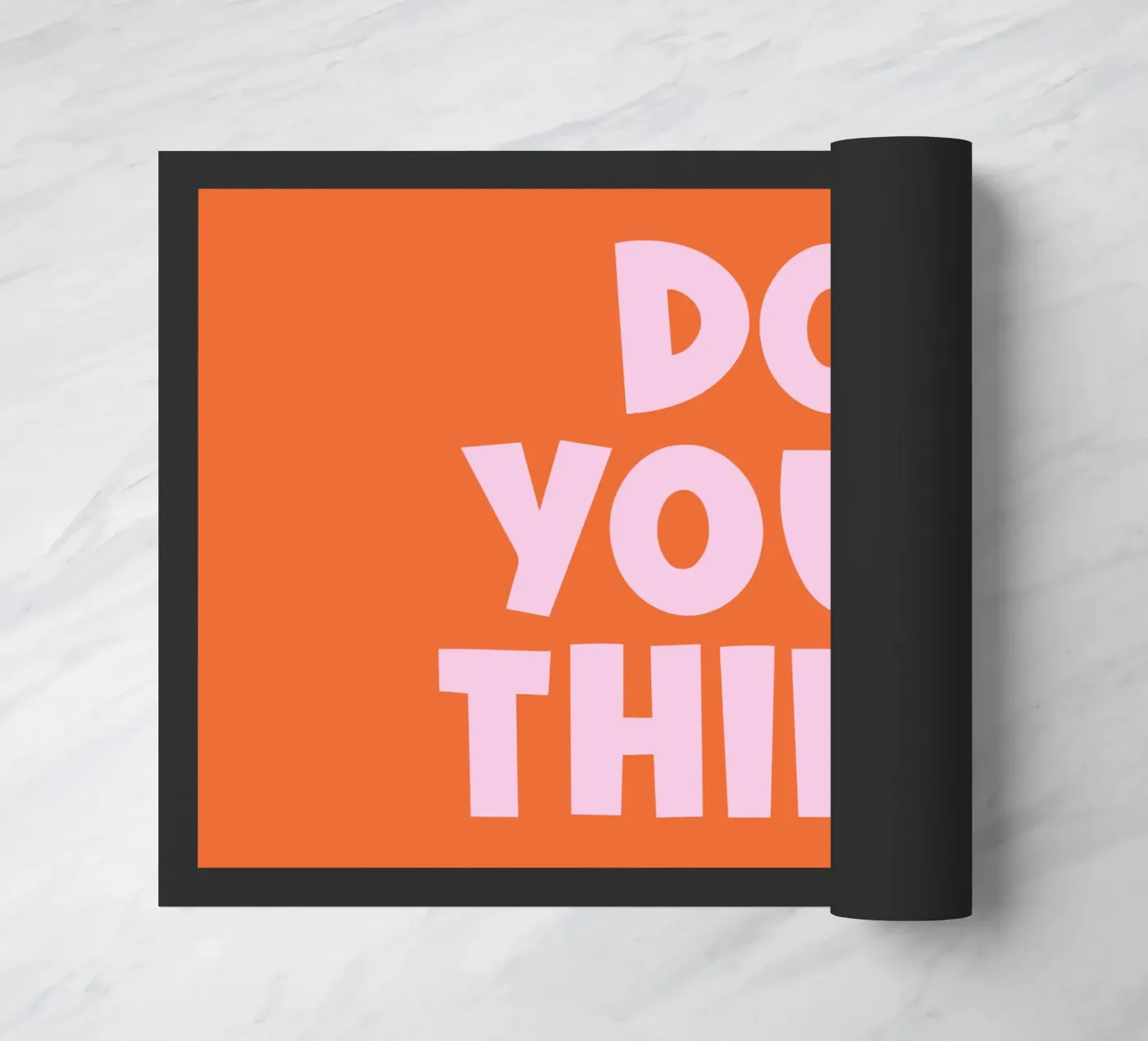 Do Your Thing quote doormat by Paigaam Studio