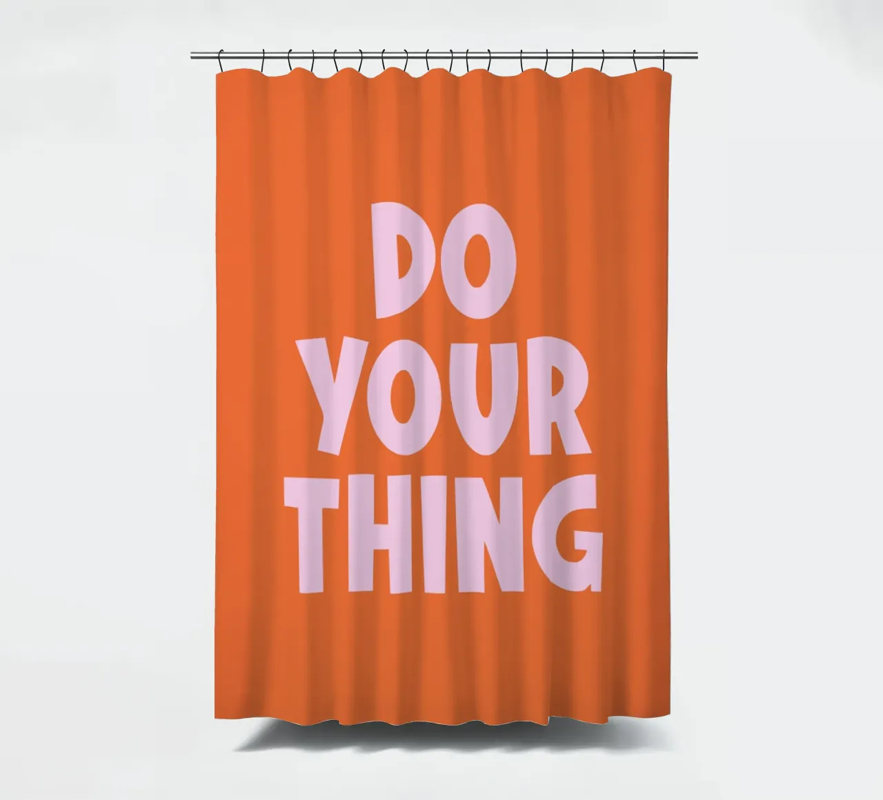 Do Your Thing Zitat Duschvorhang von Paigaam Studio
