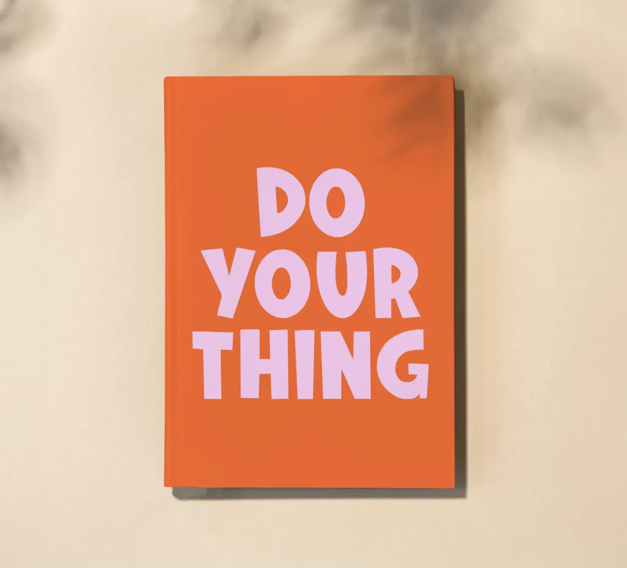 Do Your Thing quote notebook by Paigaam Studio