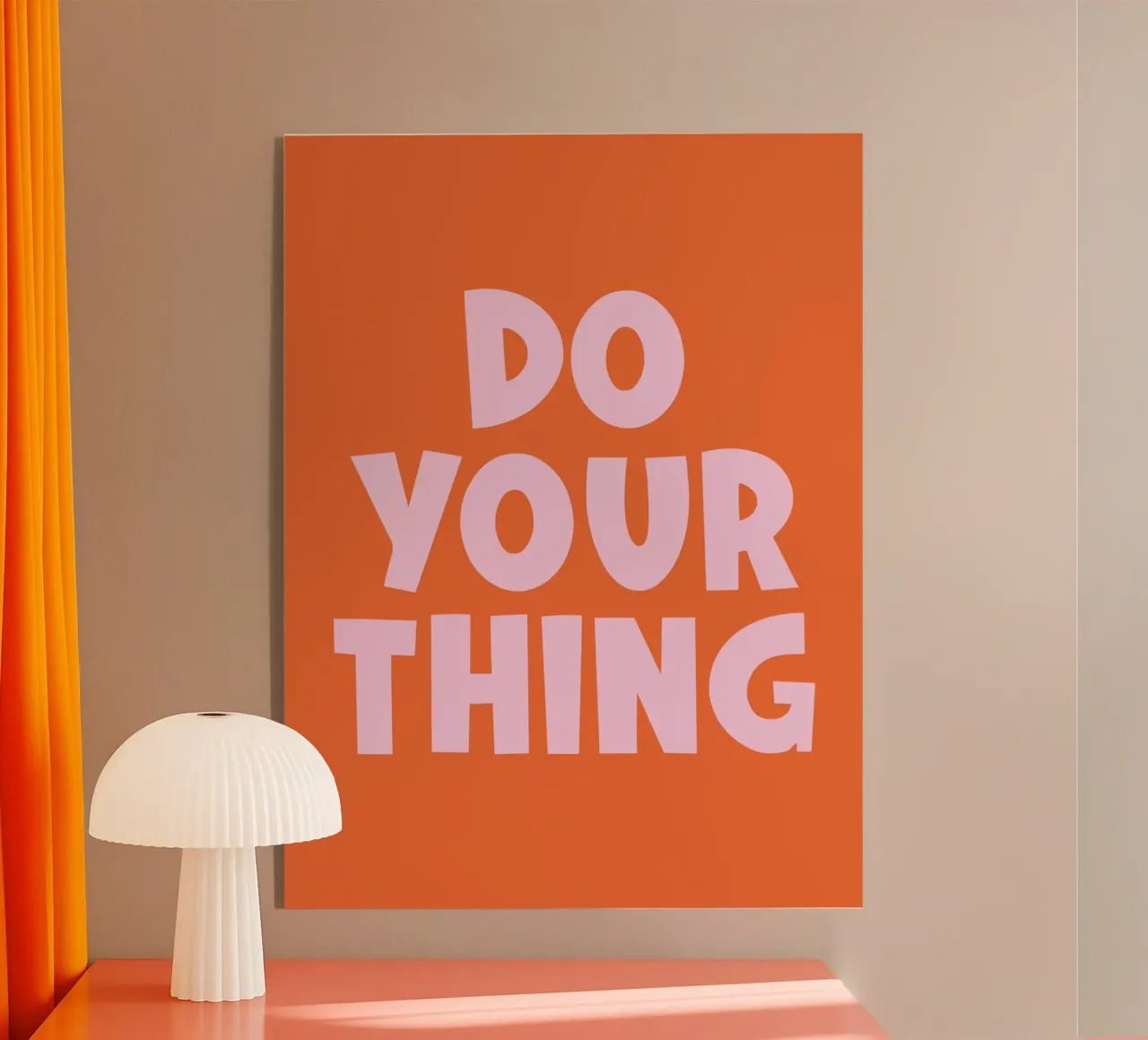Citazione di Do Your Thing plexiglass da Paigaam Studio