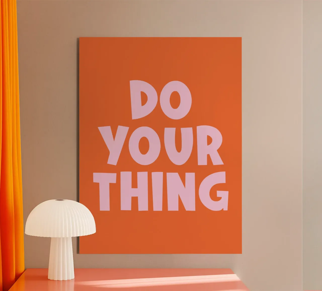Citazione di Do Your Thing alluminio dibond da Paigaam Studio