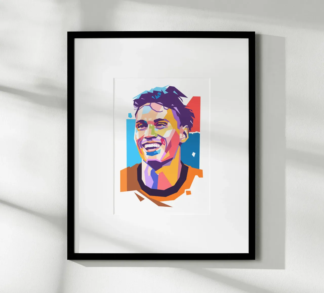 Tijjani Reijnders Pop-Art-Porträt Hahnemühle von Hantamrata