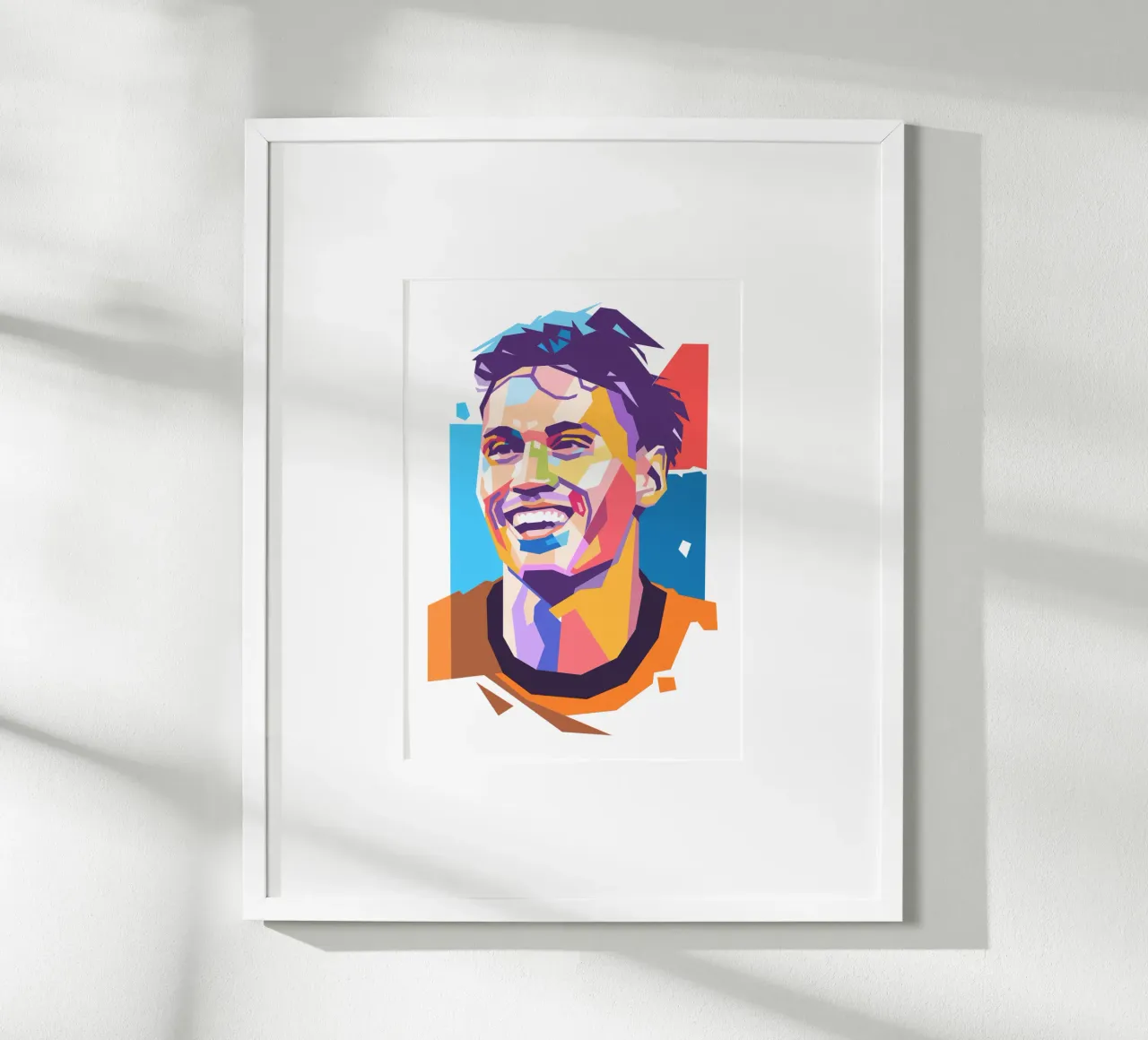 Tijjani Reijnders Pop-Art-Porträt Hahnemühle von Hantamrata