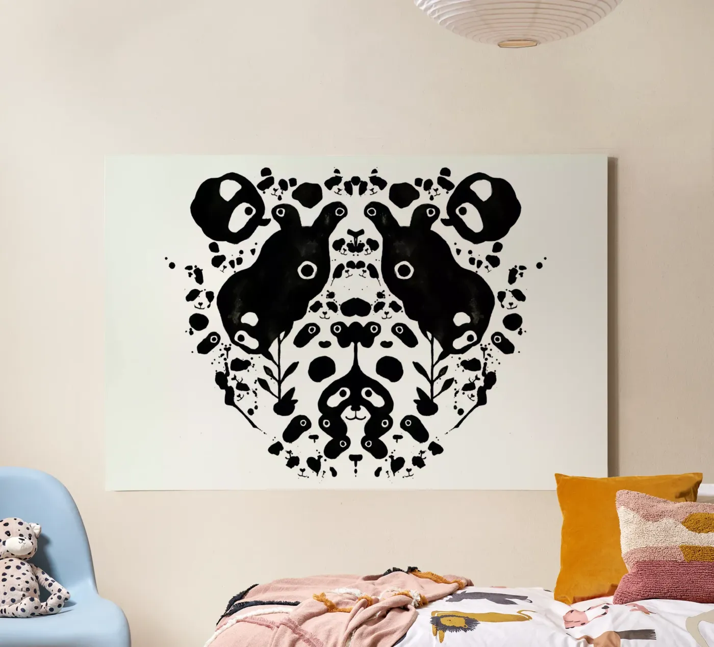 Bamboo Forest canvas van Tobe Fonseca