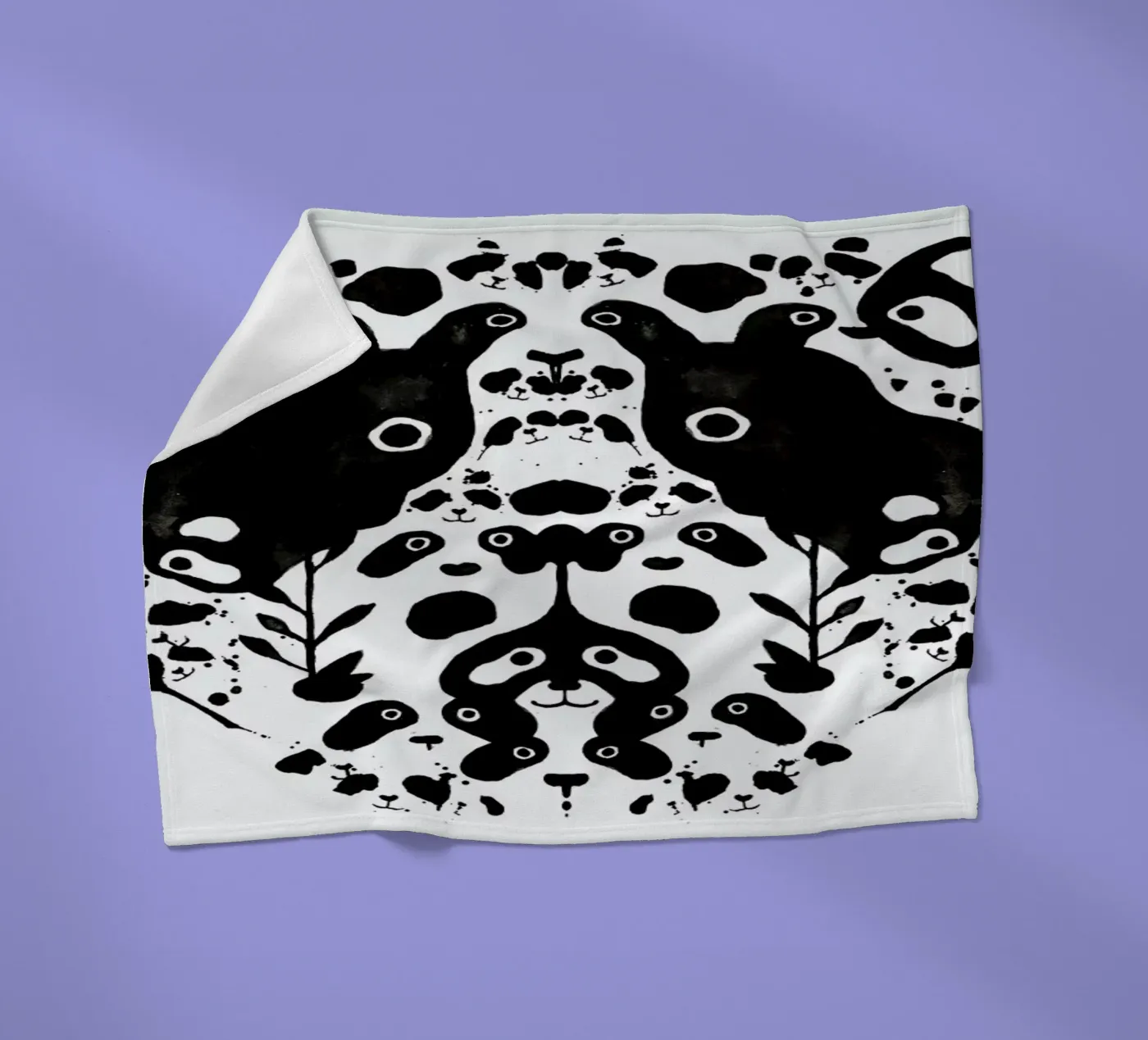 Bamboo Forest fleece blanket by Tobe Fonseca