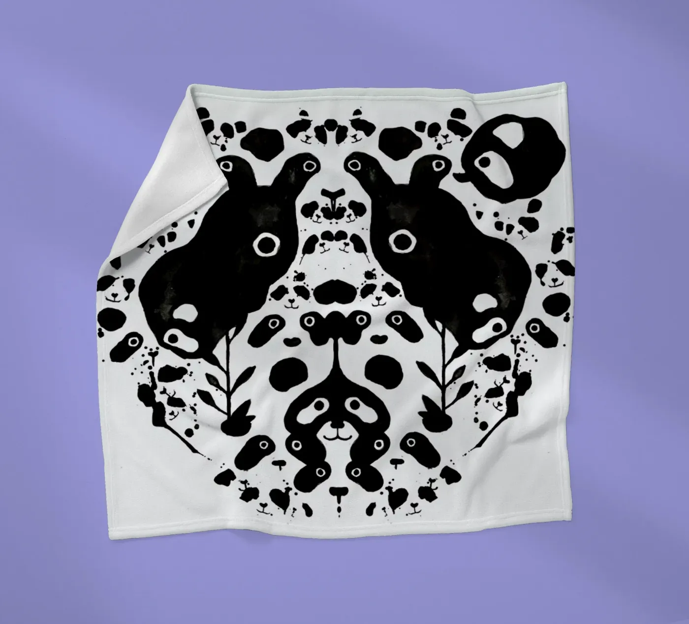 Bamboo Forest fleece blanket by Tobe Fonseca