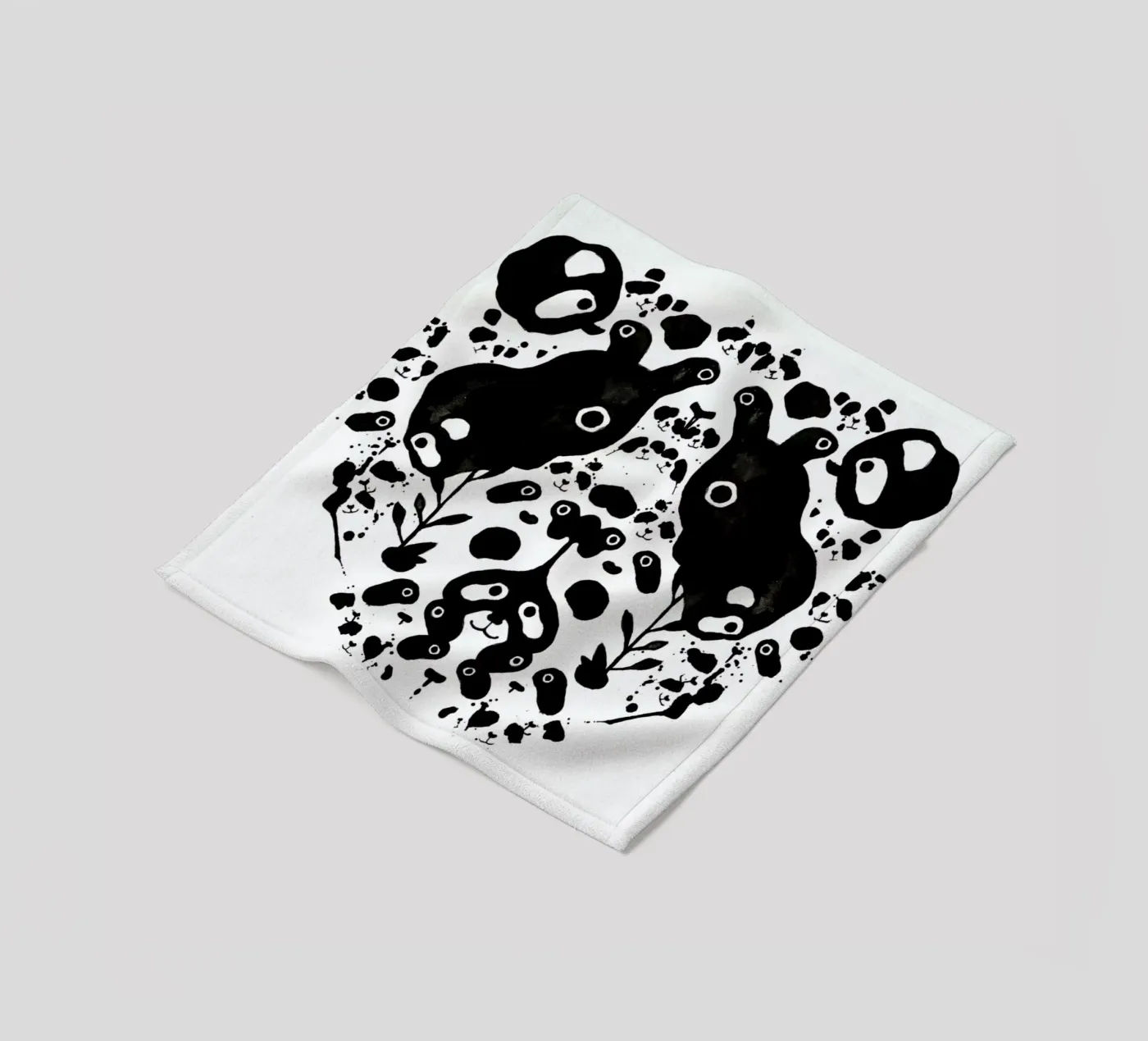 Bamboo Forest fleece blanket by Tobe Fonseca