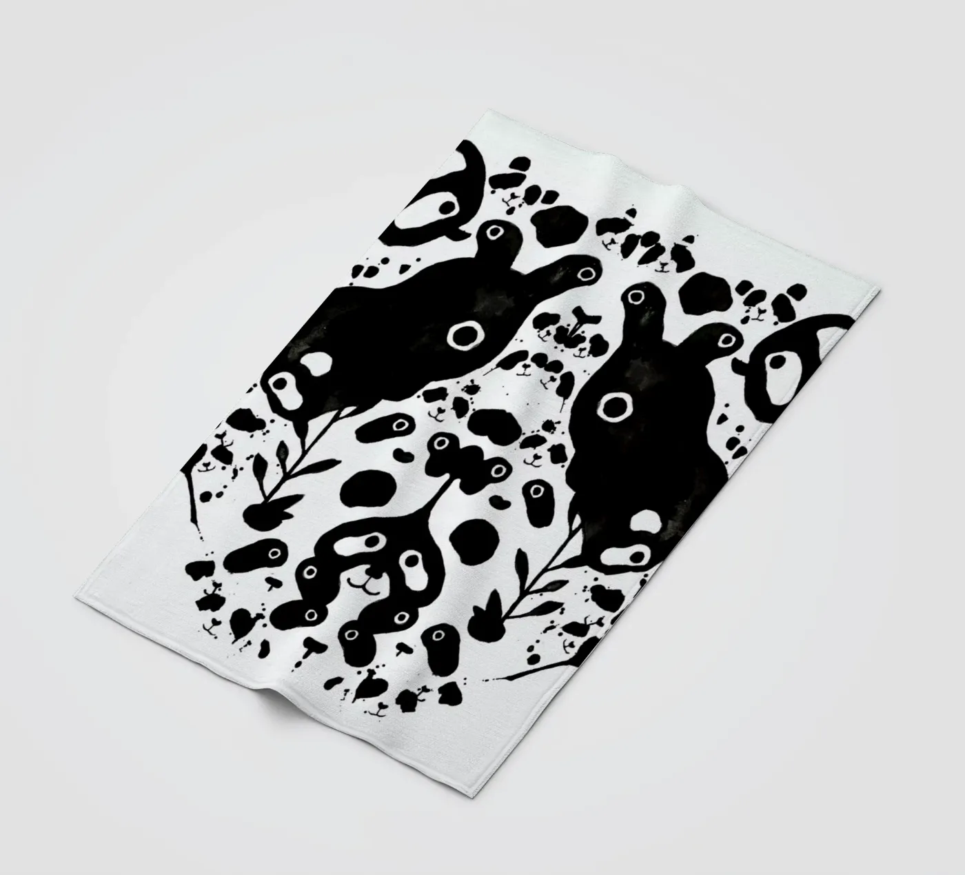 Bamboo Forest fleece blanket by Tobe Fonseca