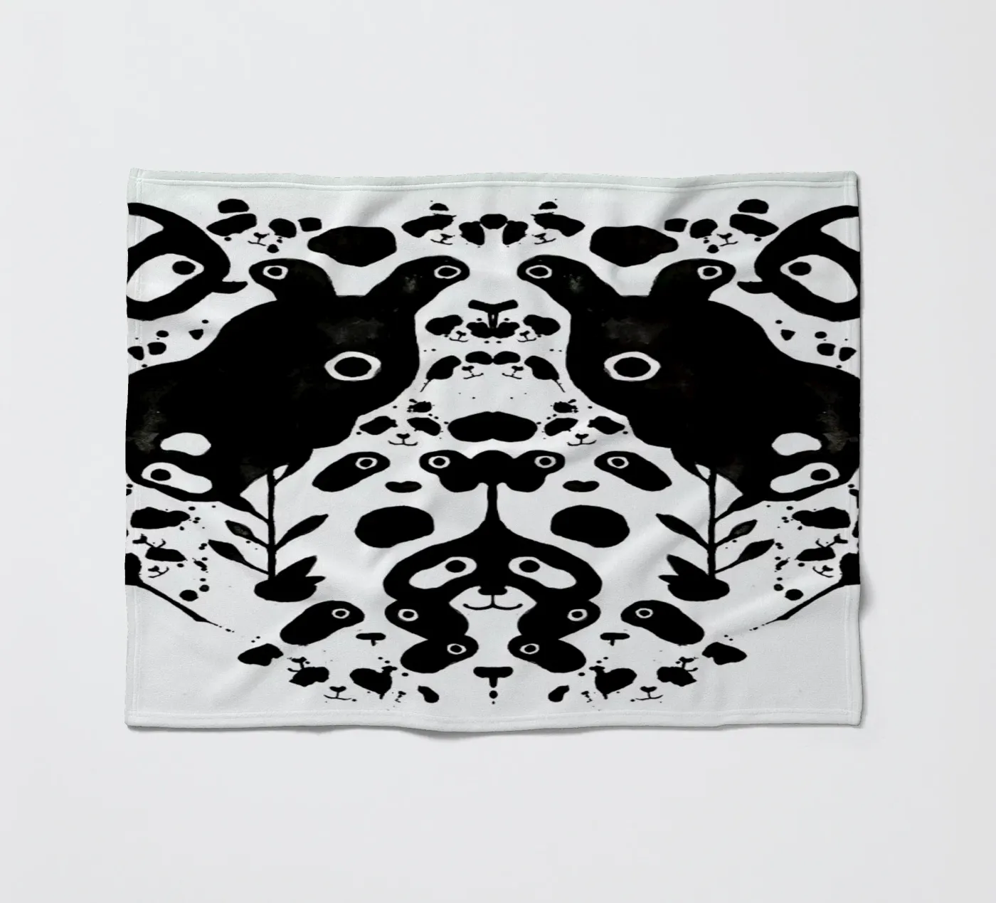 Bamboo Forest fleece blanket by Tobe Fonseca