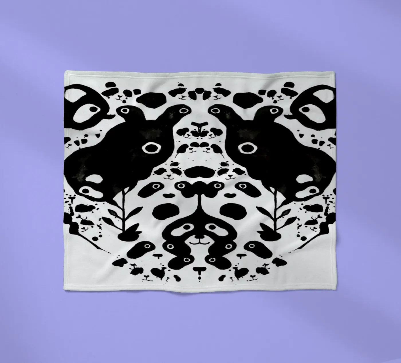 Bamboo Forest fleece blanket by Tobe Fonseca