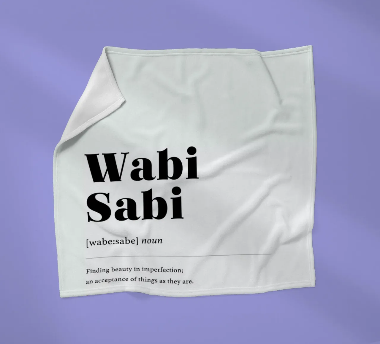 Wabi-Sabi coperta in pile da daylight design studio
