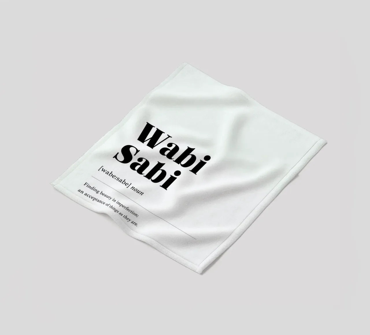 Wabi-Sabi coperta in pile da daylight design studio